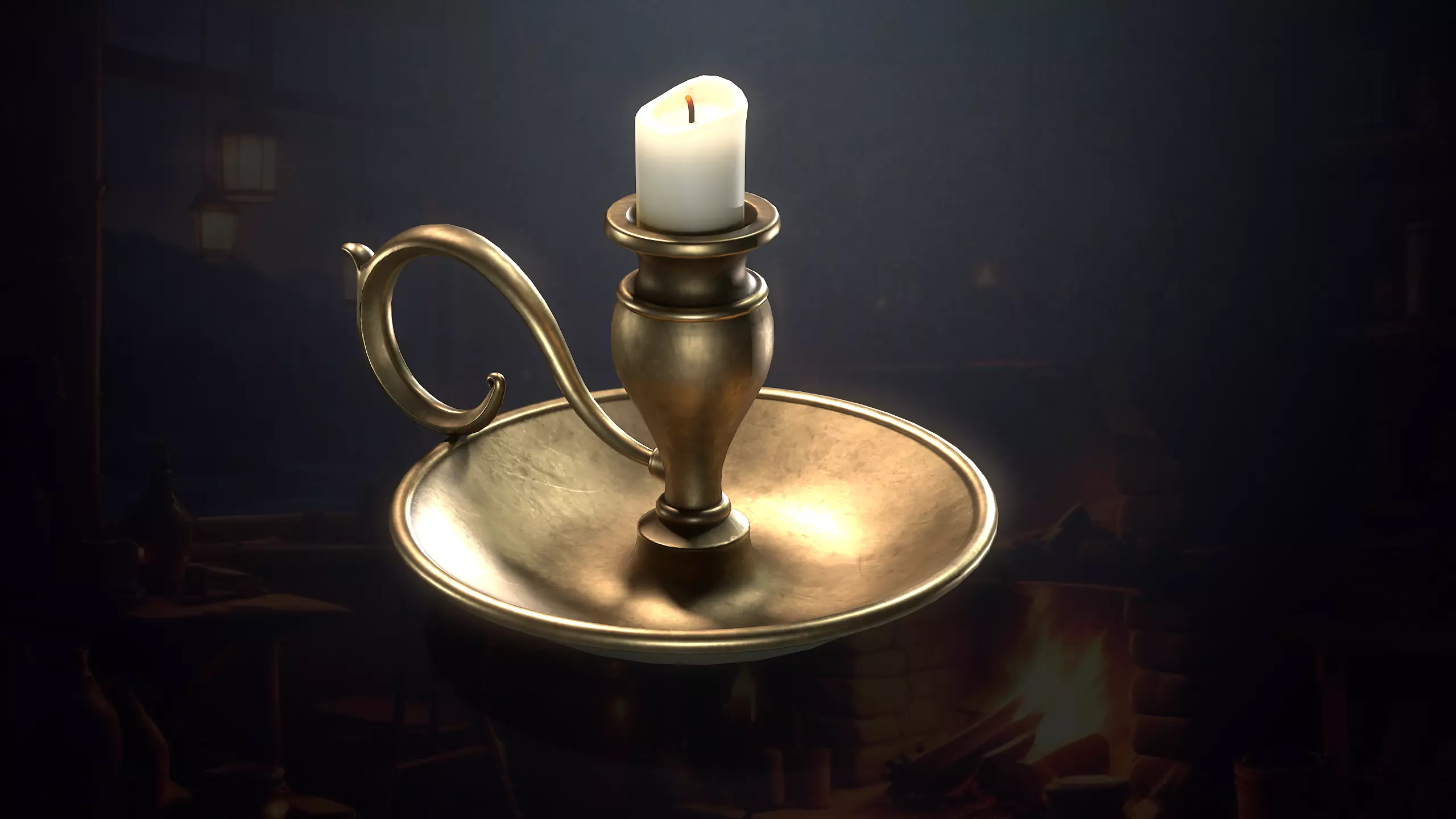 Hunters Hut Low-poly 3D model_19