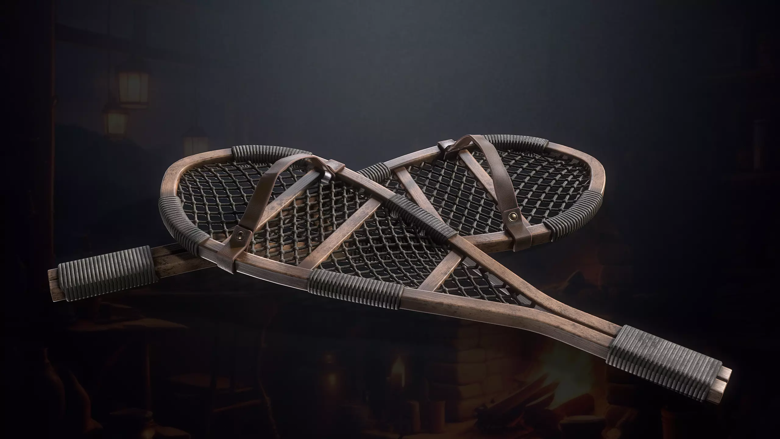 Hunters Hut Low-poly 3D model_78