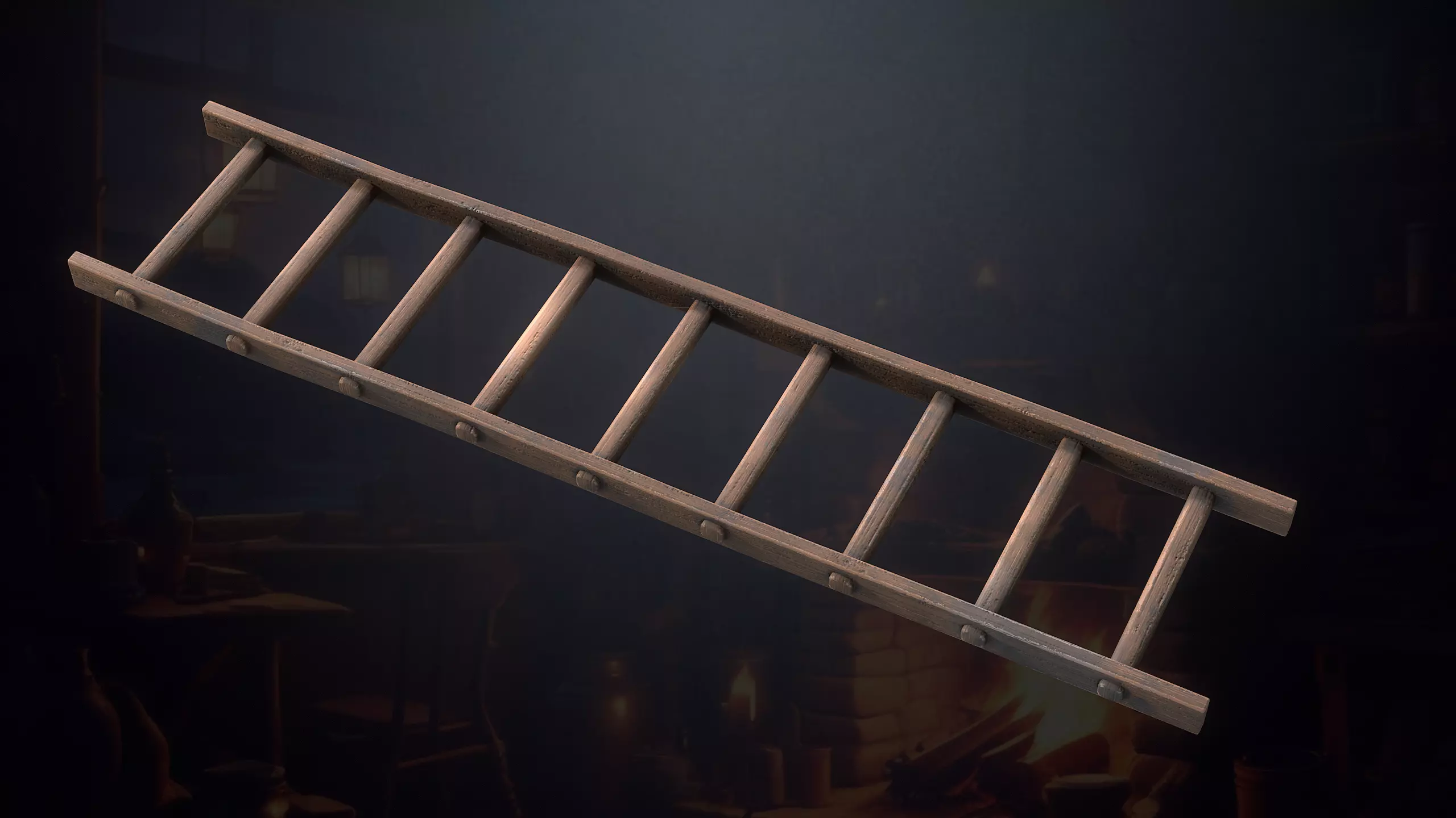 Hunters Hut Low-poly 3D model_56