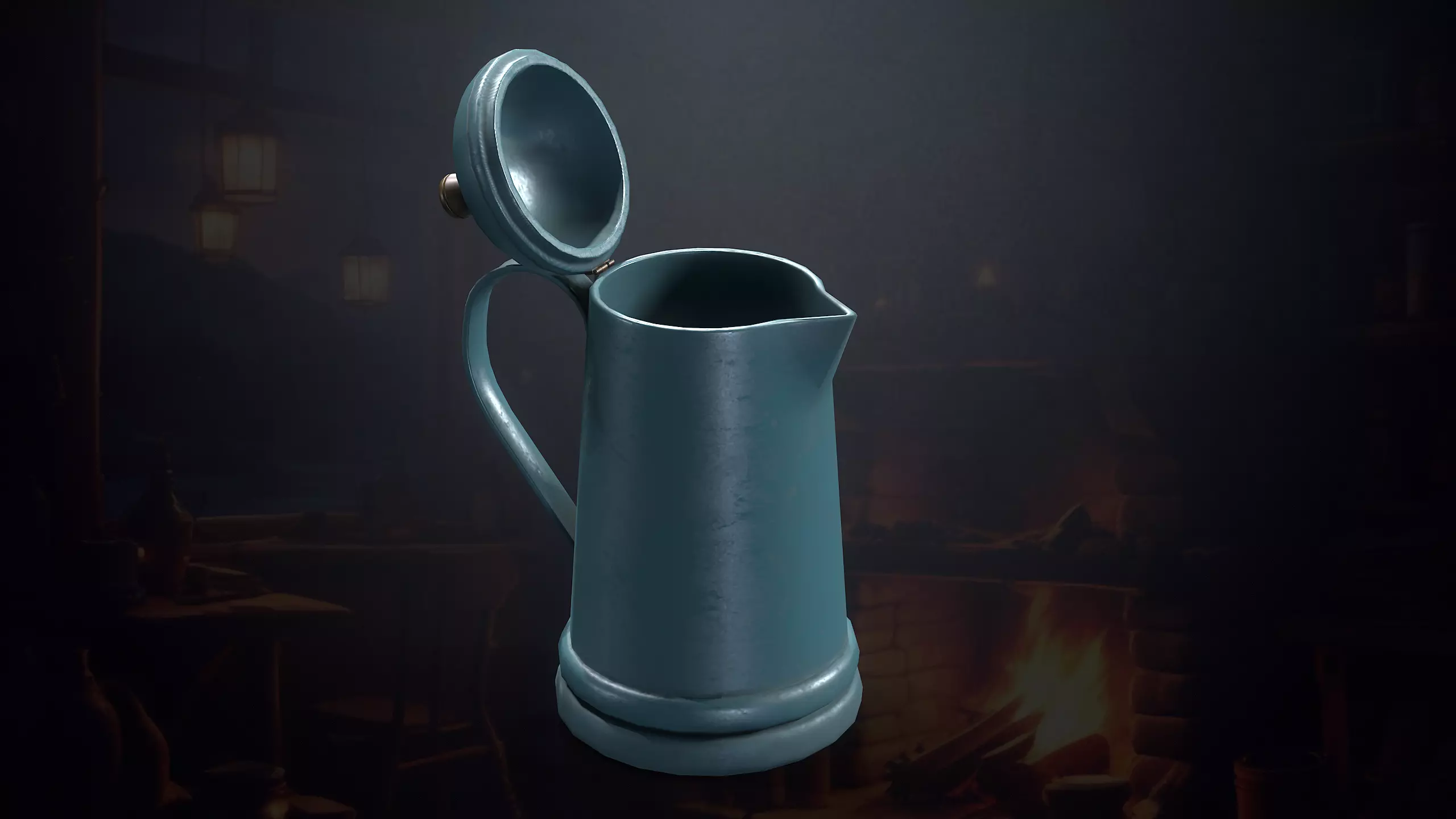 Hunters Hut Low-poly 3D model_28