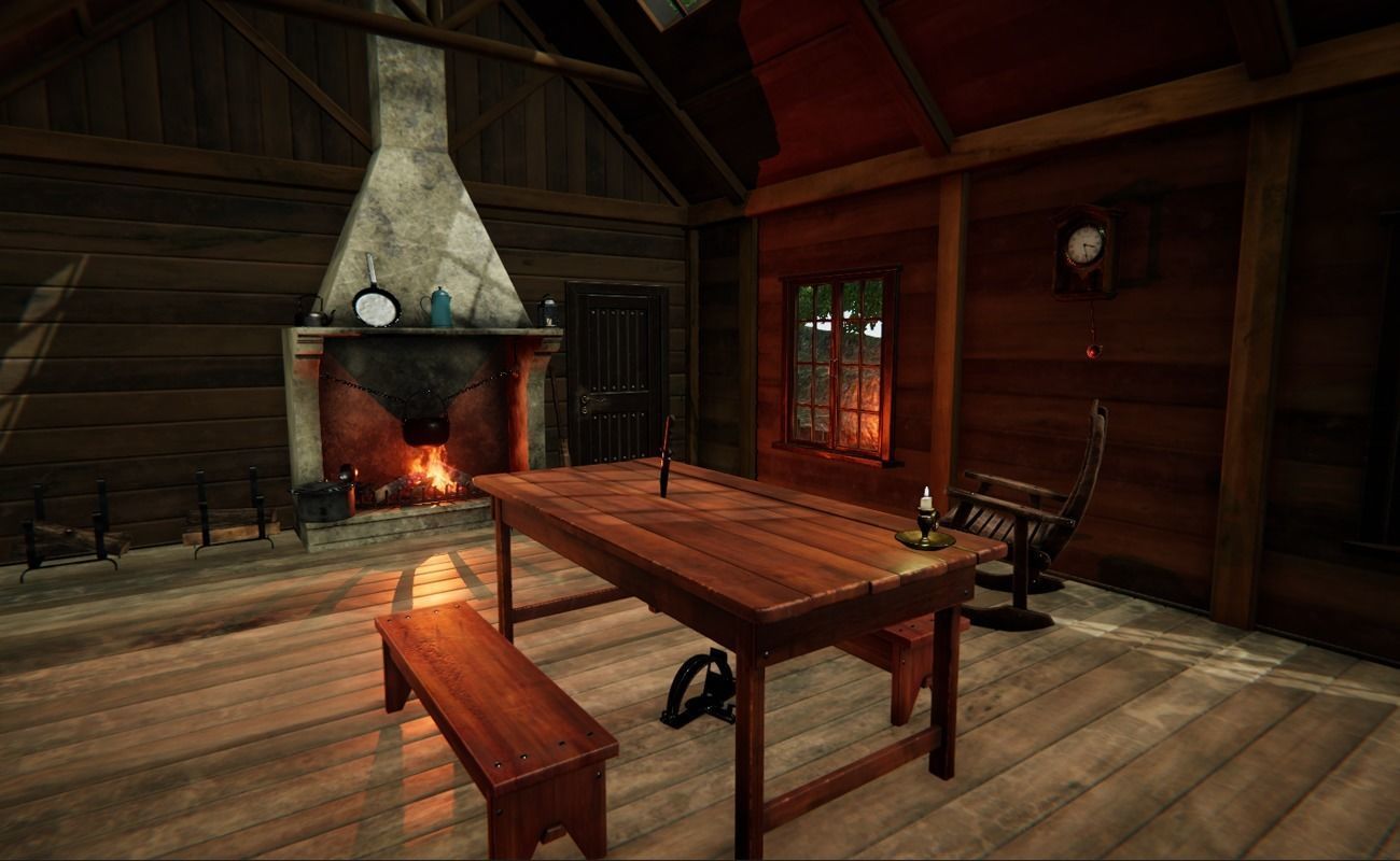 Hunters Hut Low-poly 3D model_2