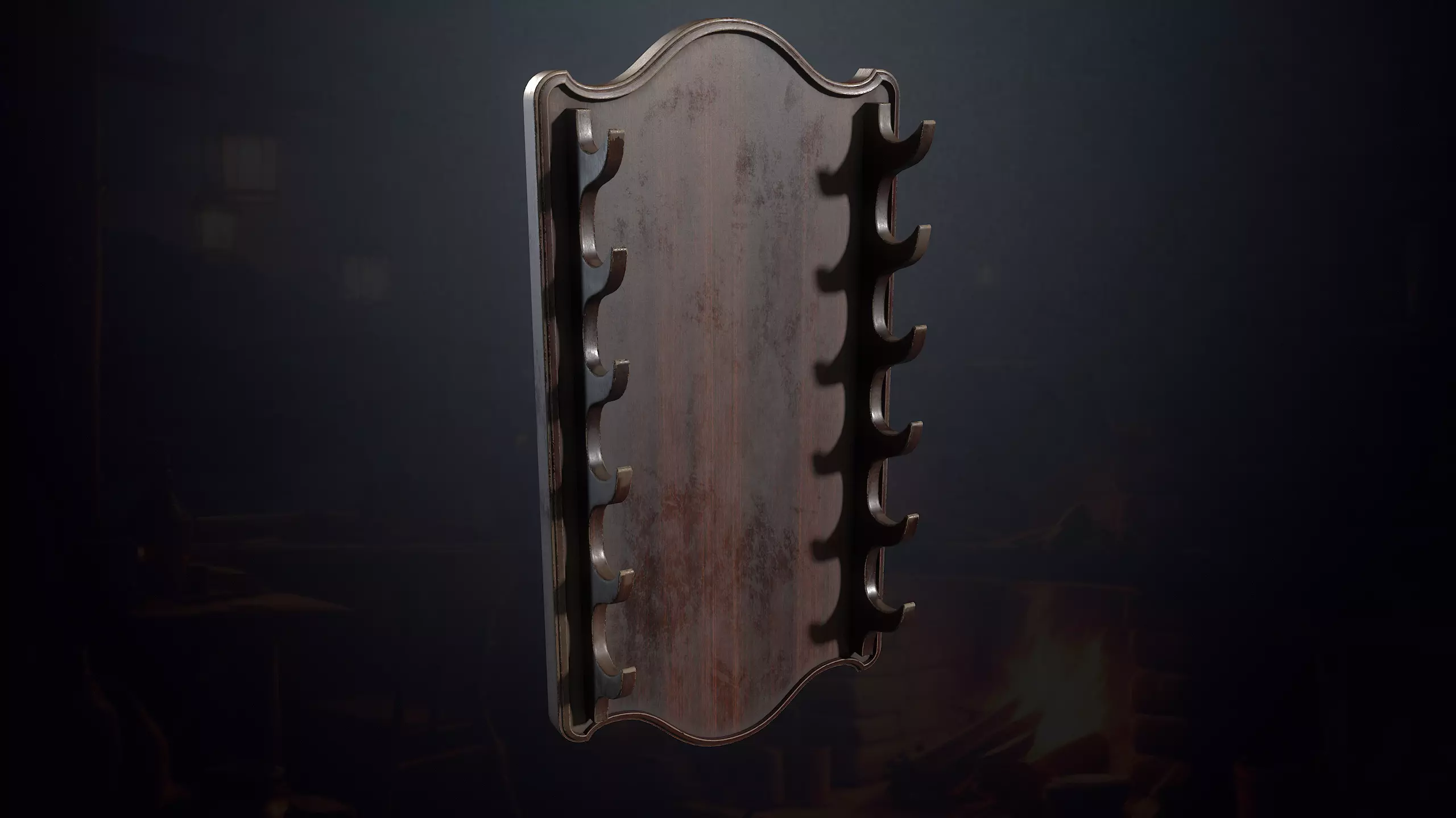 Hunters Hut Low-poly 3D model_90