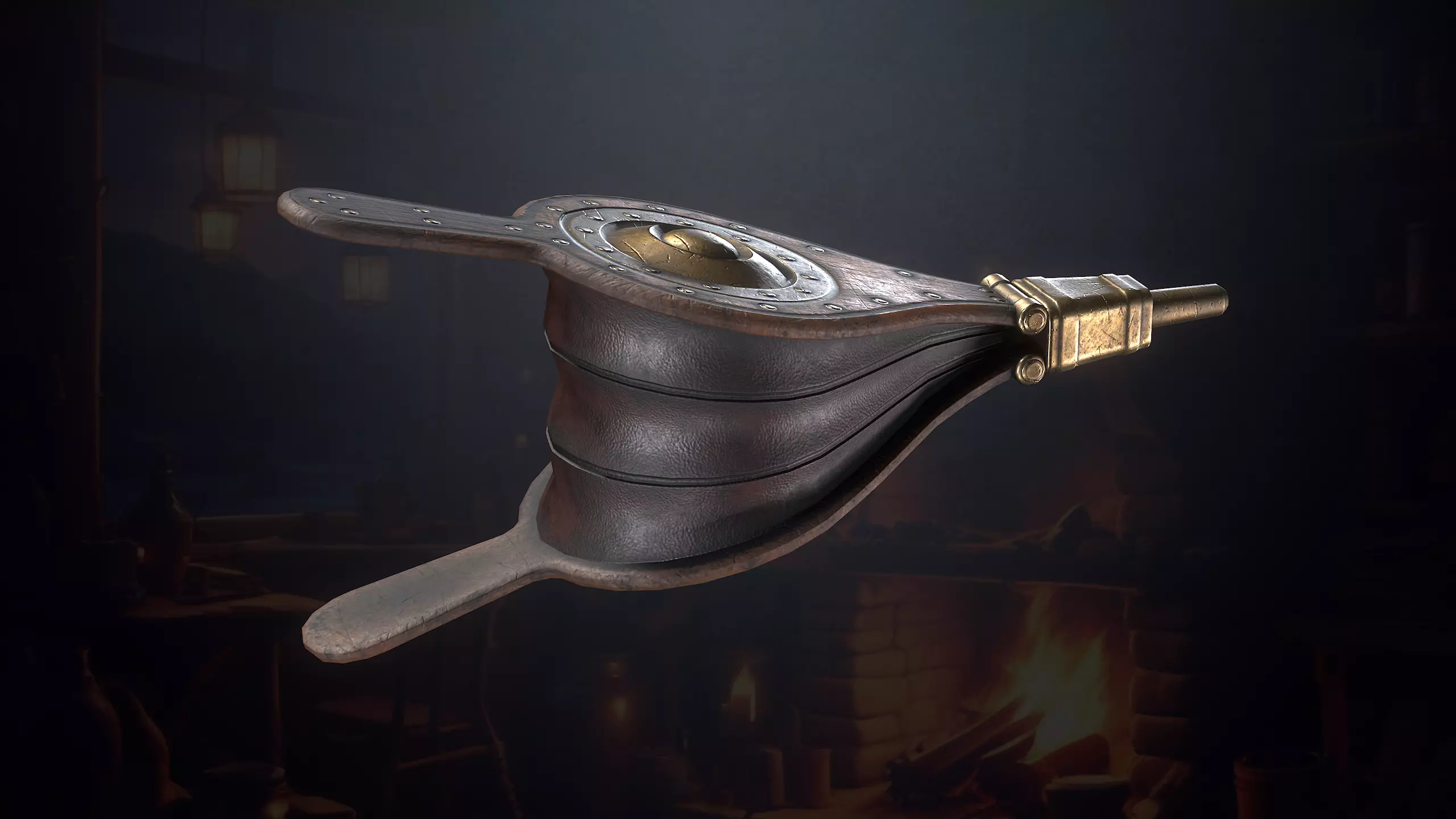 Hunters Hut Low-poly 3D model_13