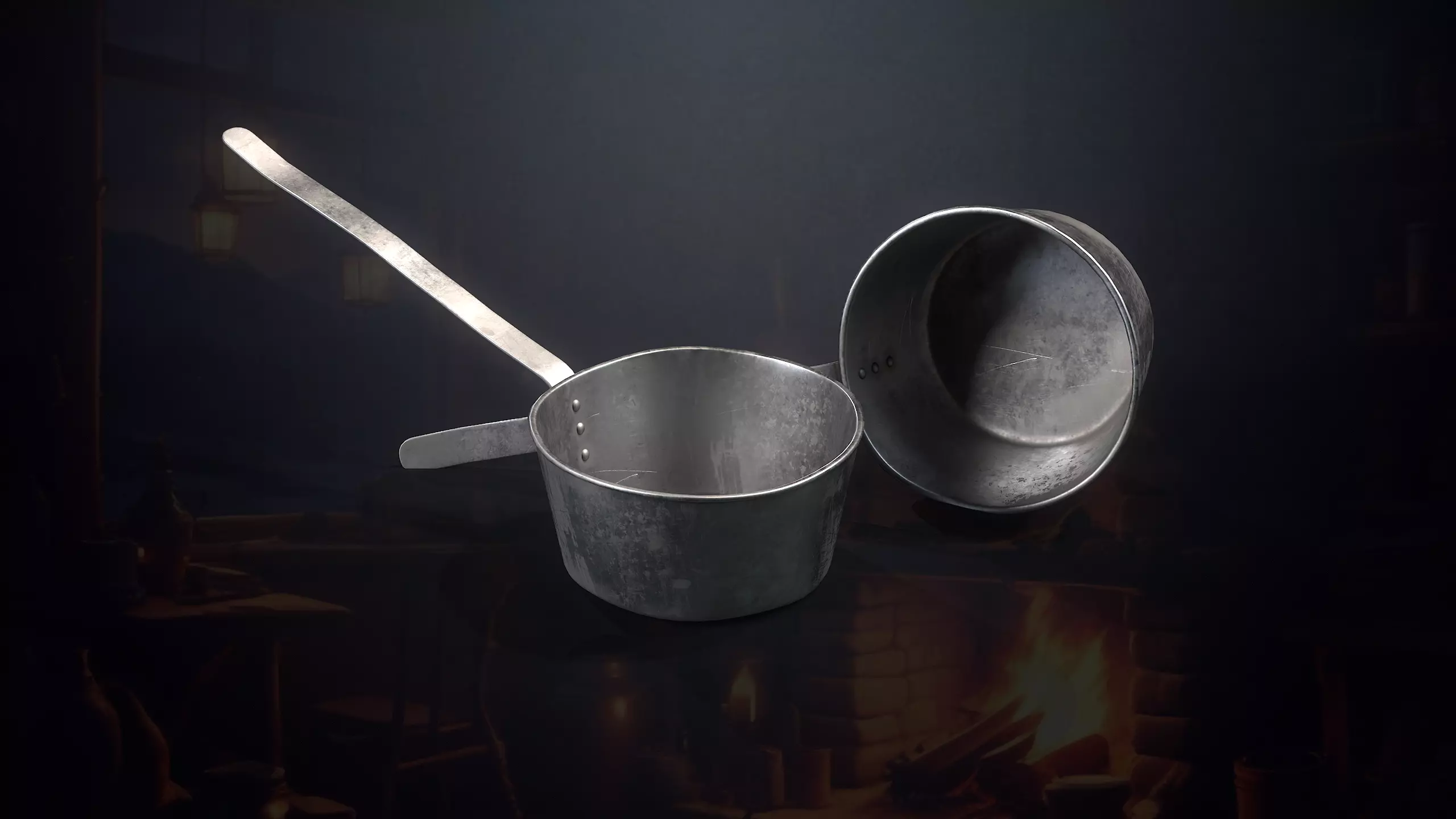 Hunters Hut Low-poly 3D model_30