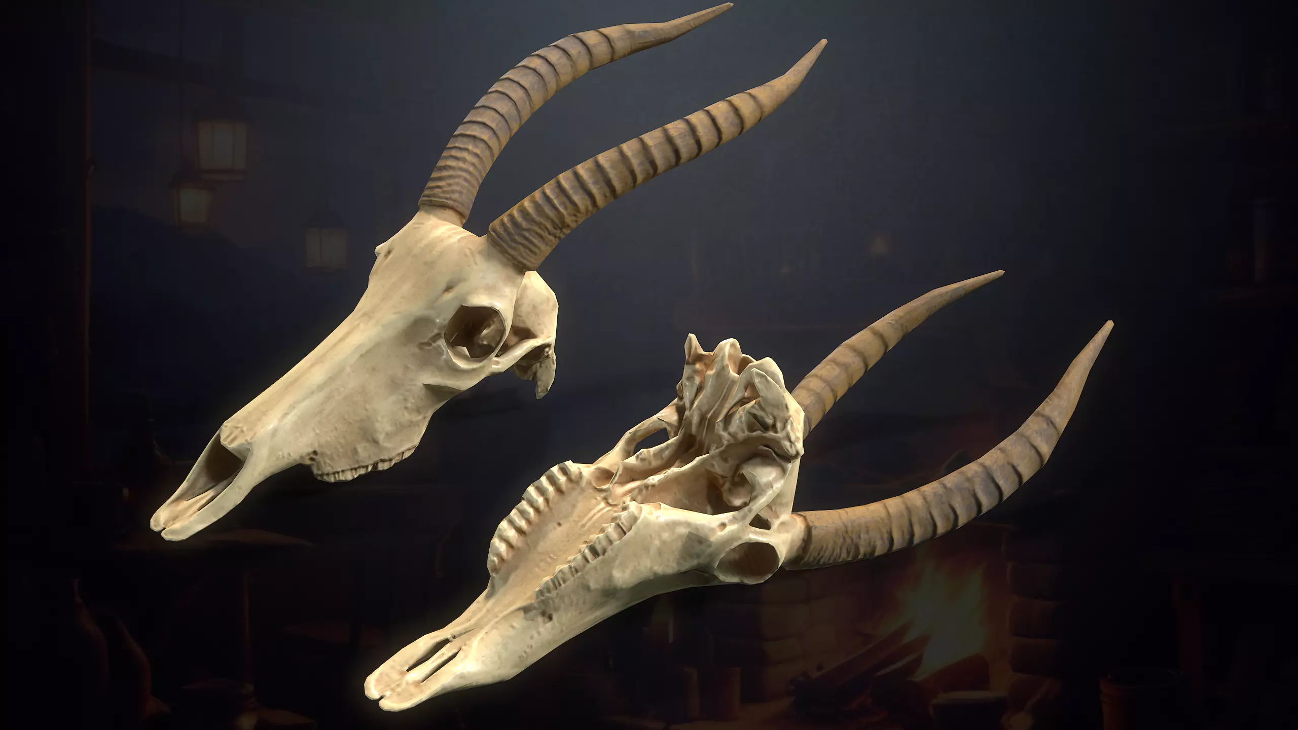 Hunters Hut Low-poly 3D model_72