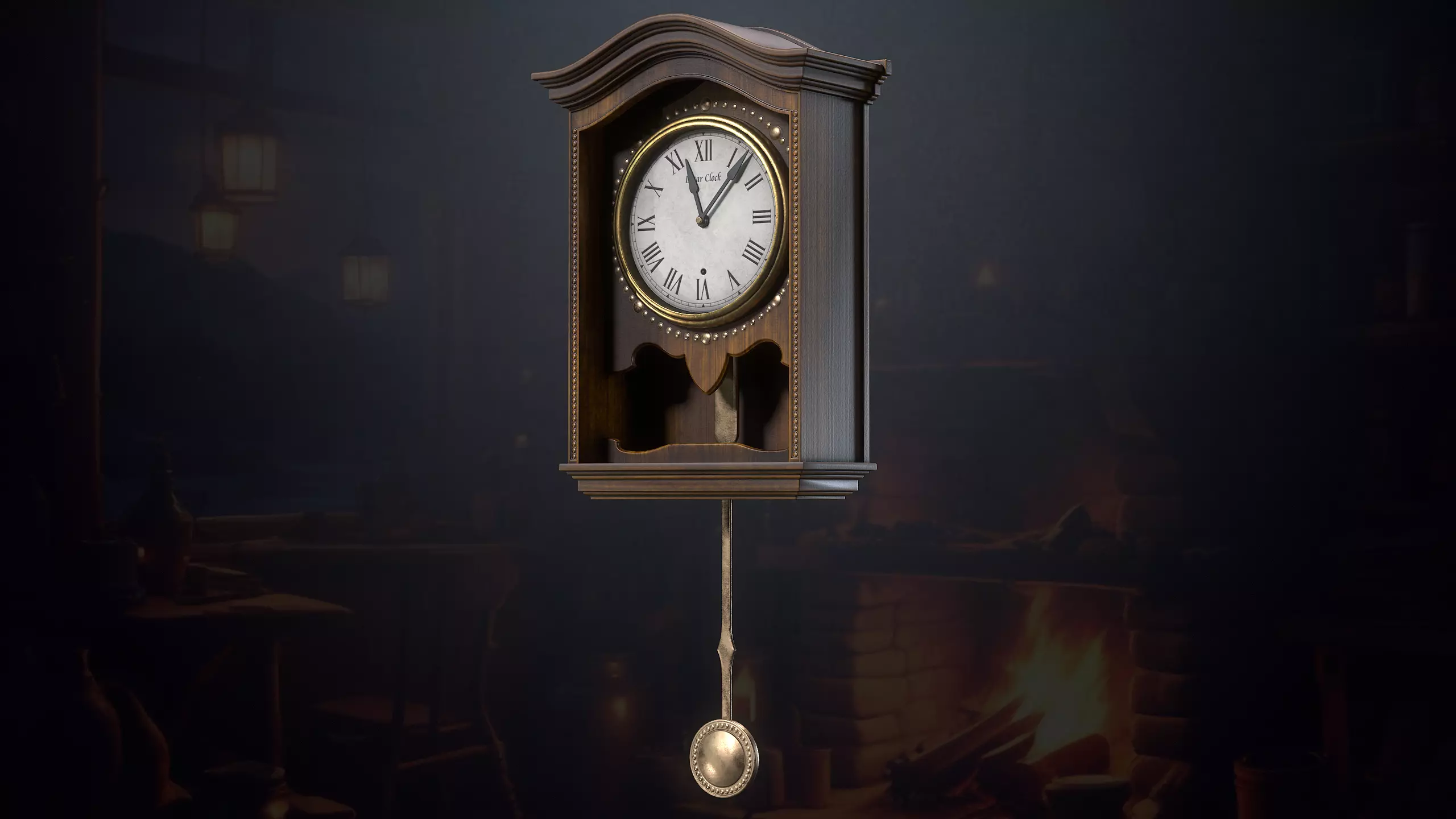 Hunters Hut Low-poly 3D model_24