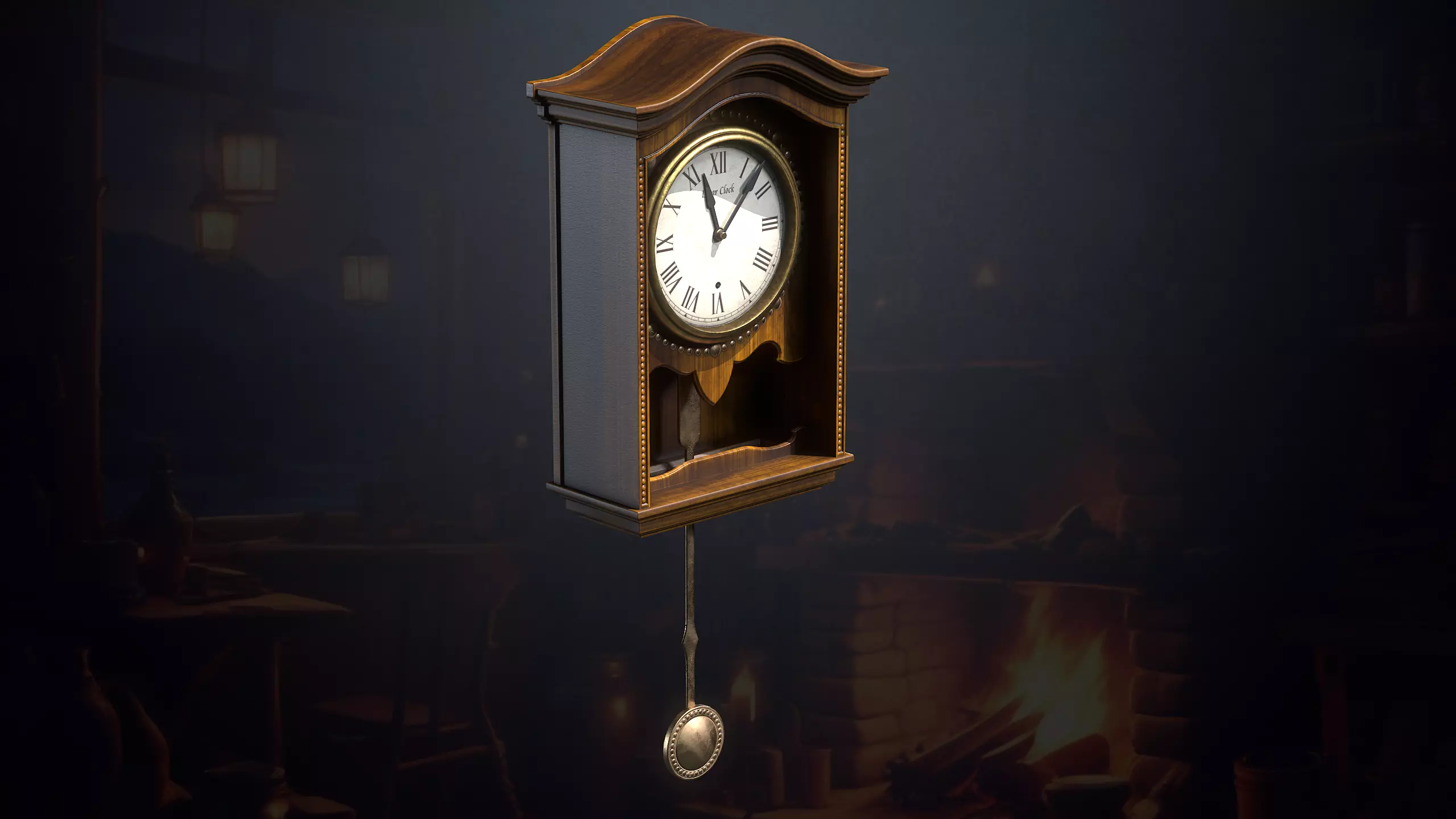 Hunters Hut Low-poly 3D model_25