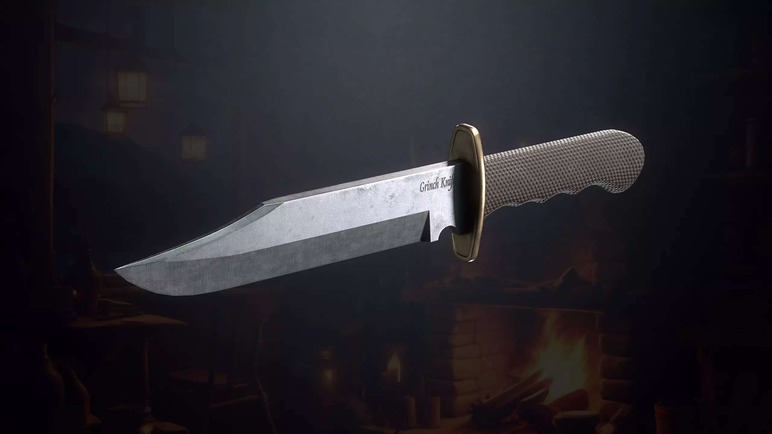 Hunters Hut Low-poly 3D model_15