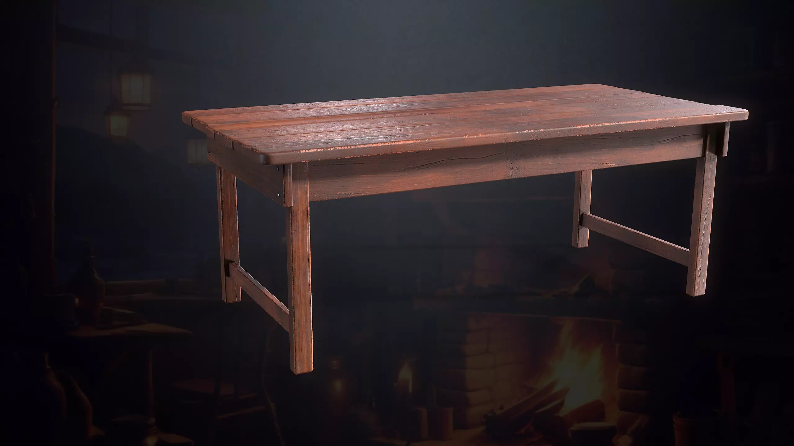 Hunters Hut Low-poly 3D model_79