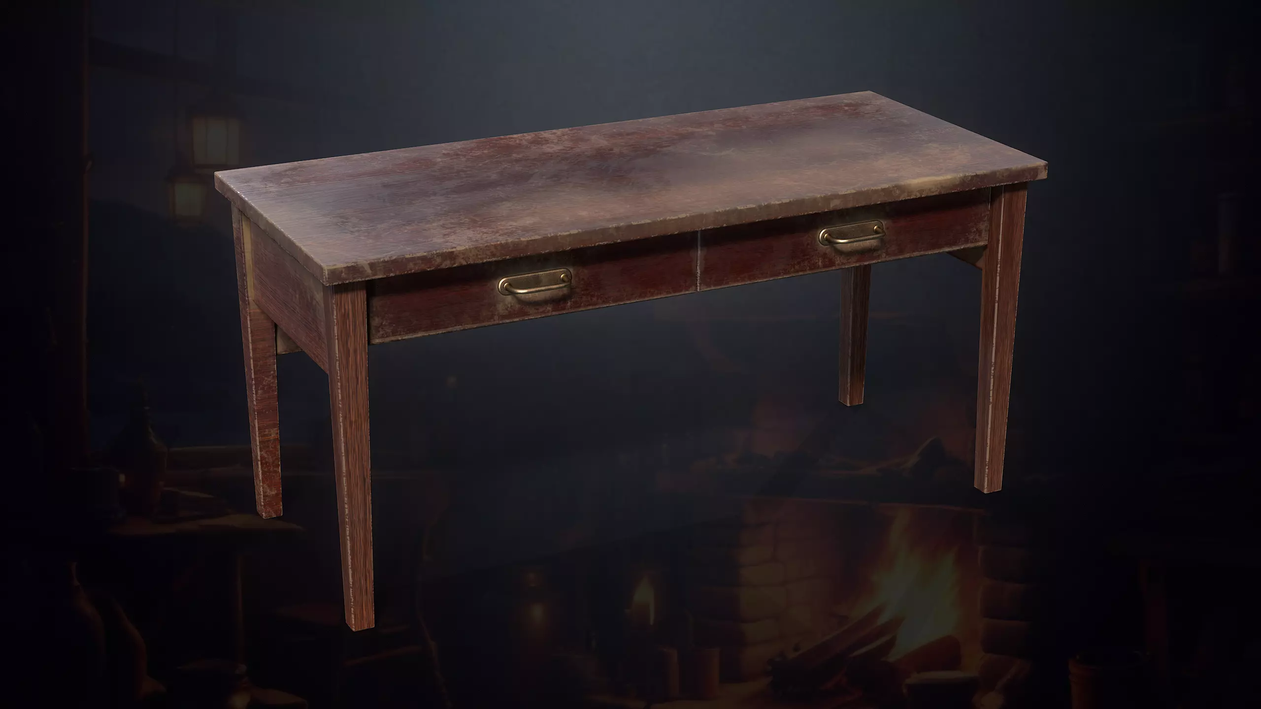 Hunters Hut Low-poly 3D model_76