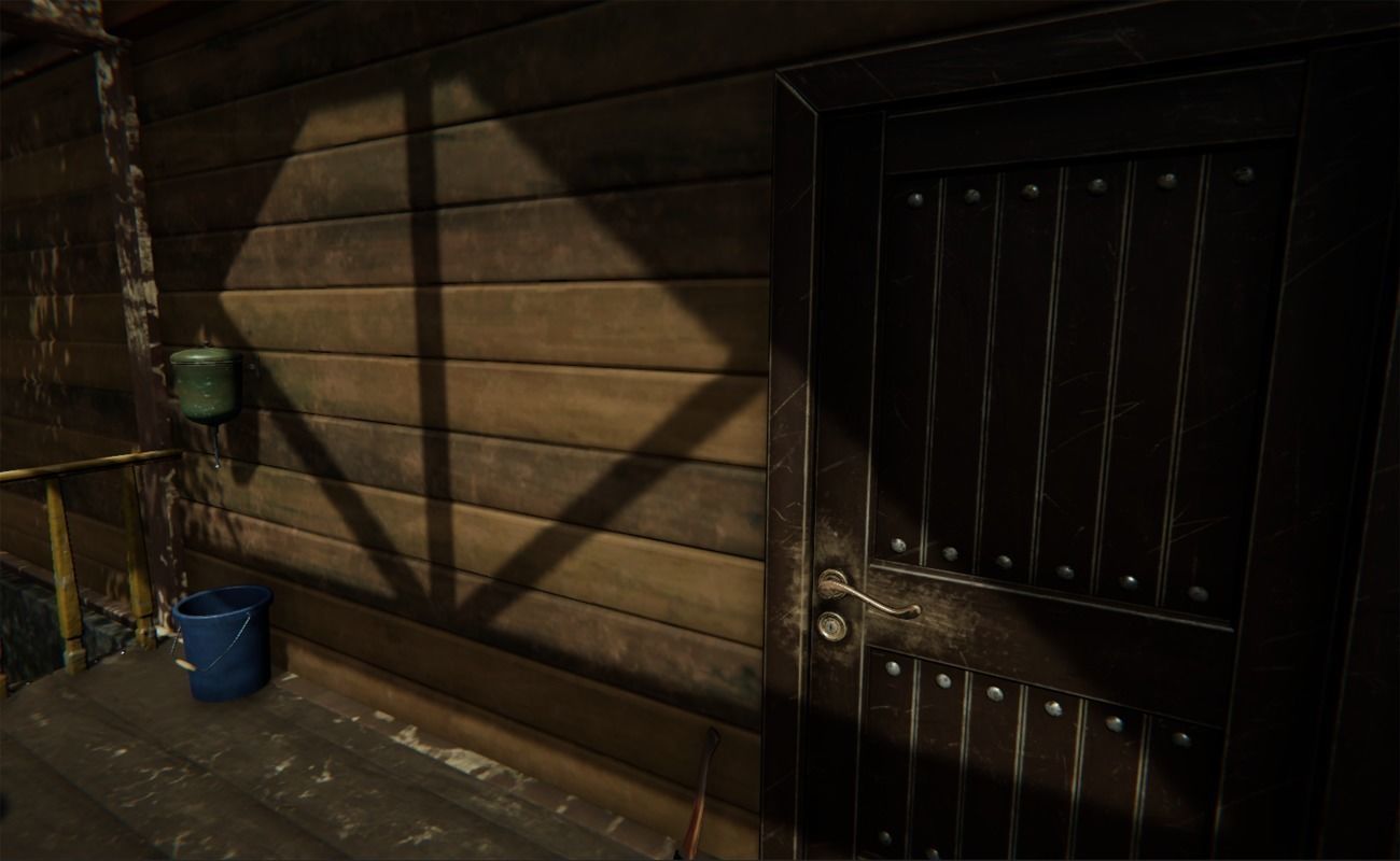 Hunters Hut Low-poly 3D model_7