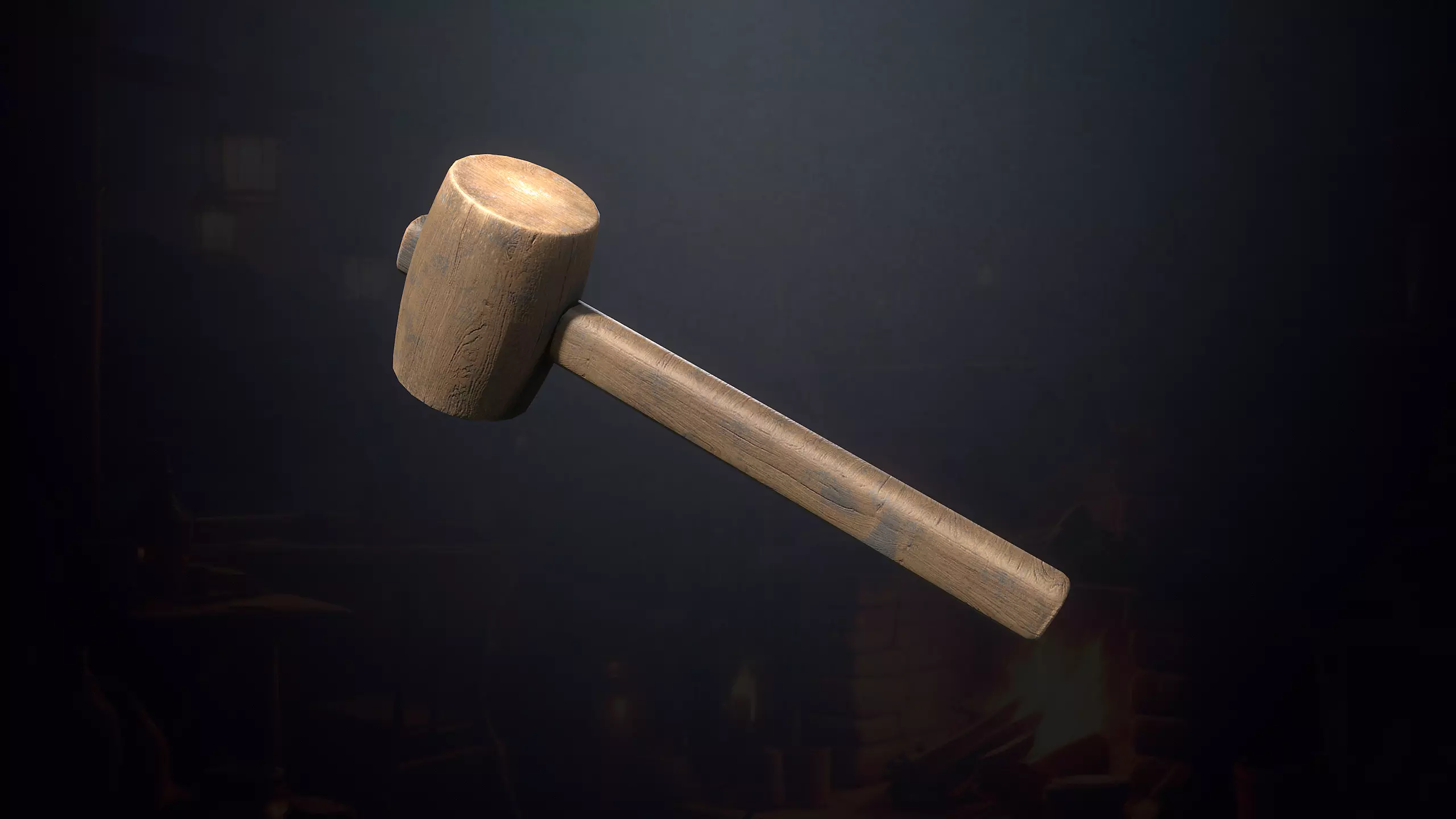 Hunters Hut Low-poly 3D model_92