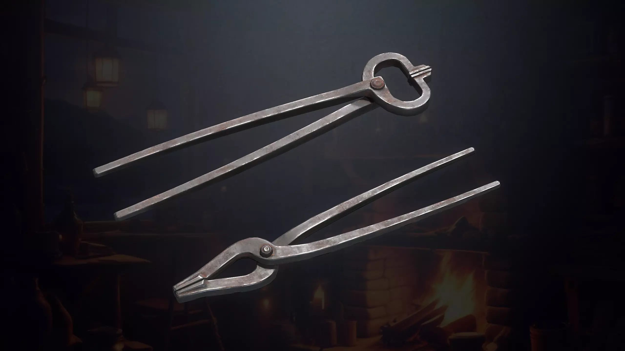 Hunters Hut Low-poly 3D model_48