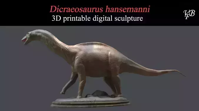 Dicraeosaurus hansemanni - Statue for 3D printing