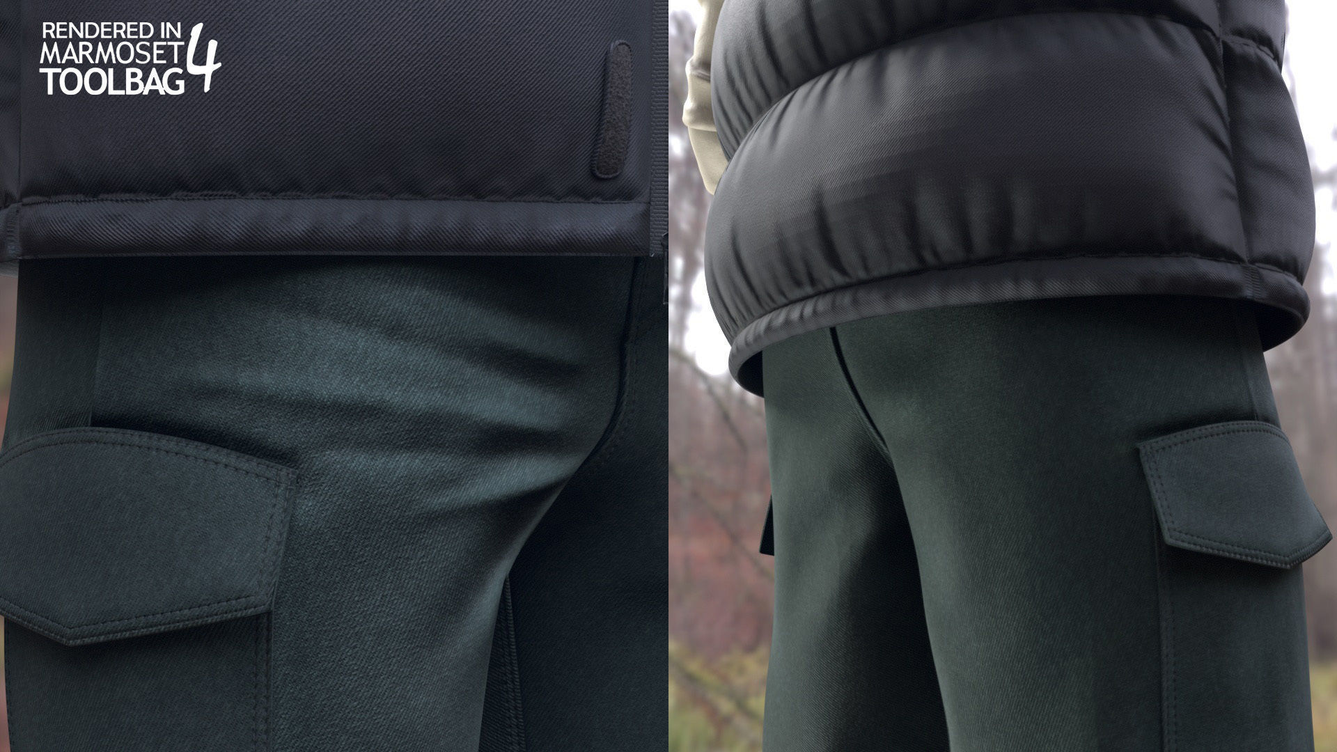 Mens and Womens Autumn Outfits 3D Model Collection_22