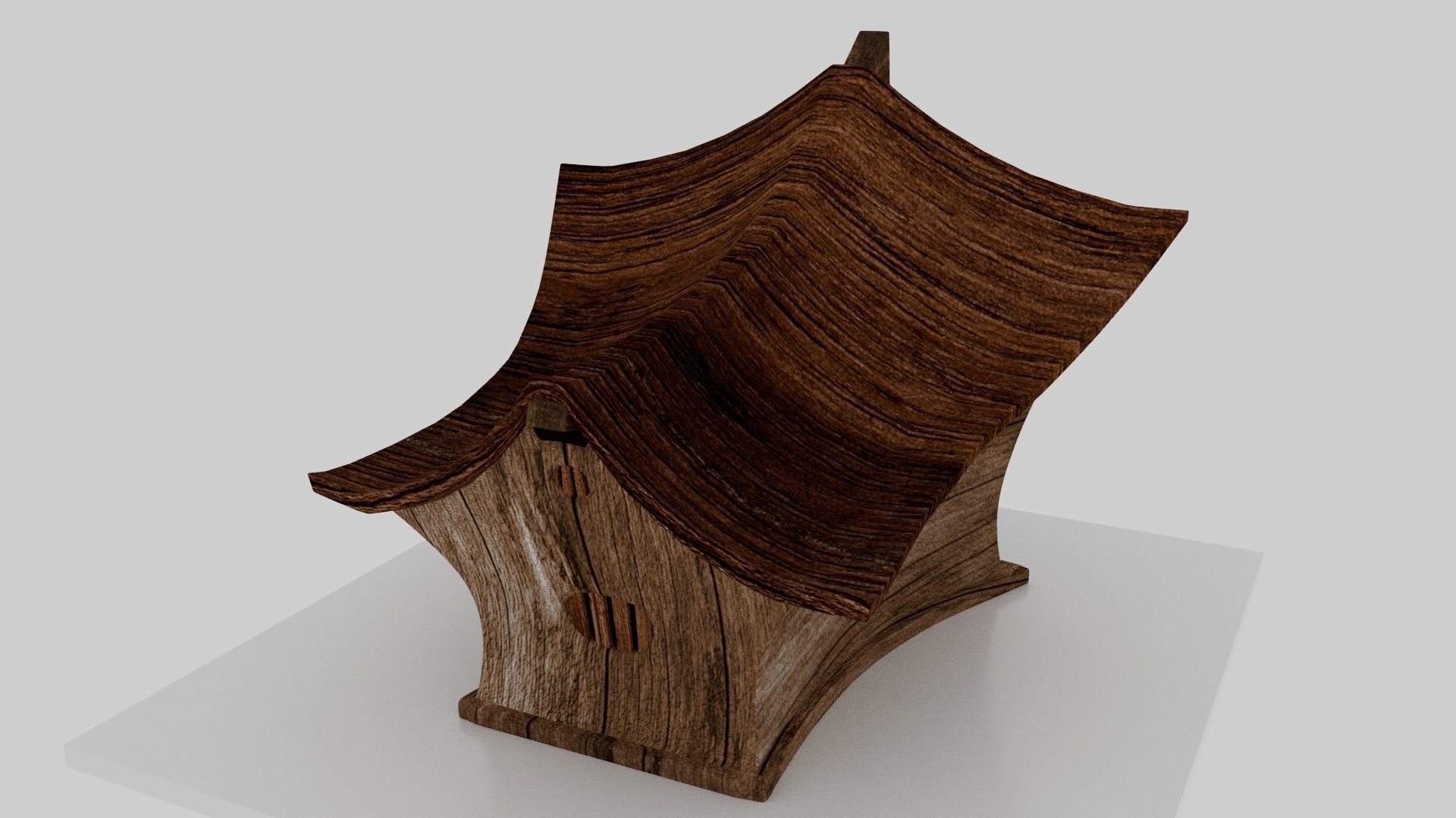 Hut Miniature 3D model_6