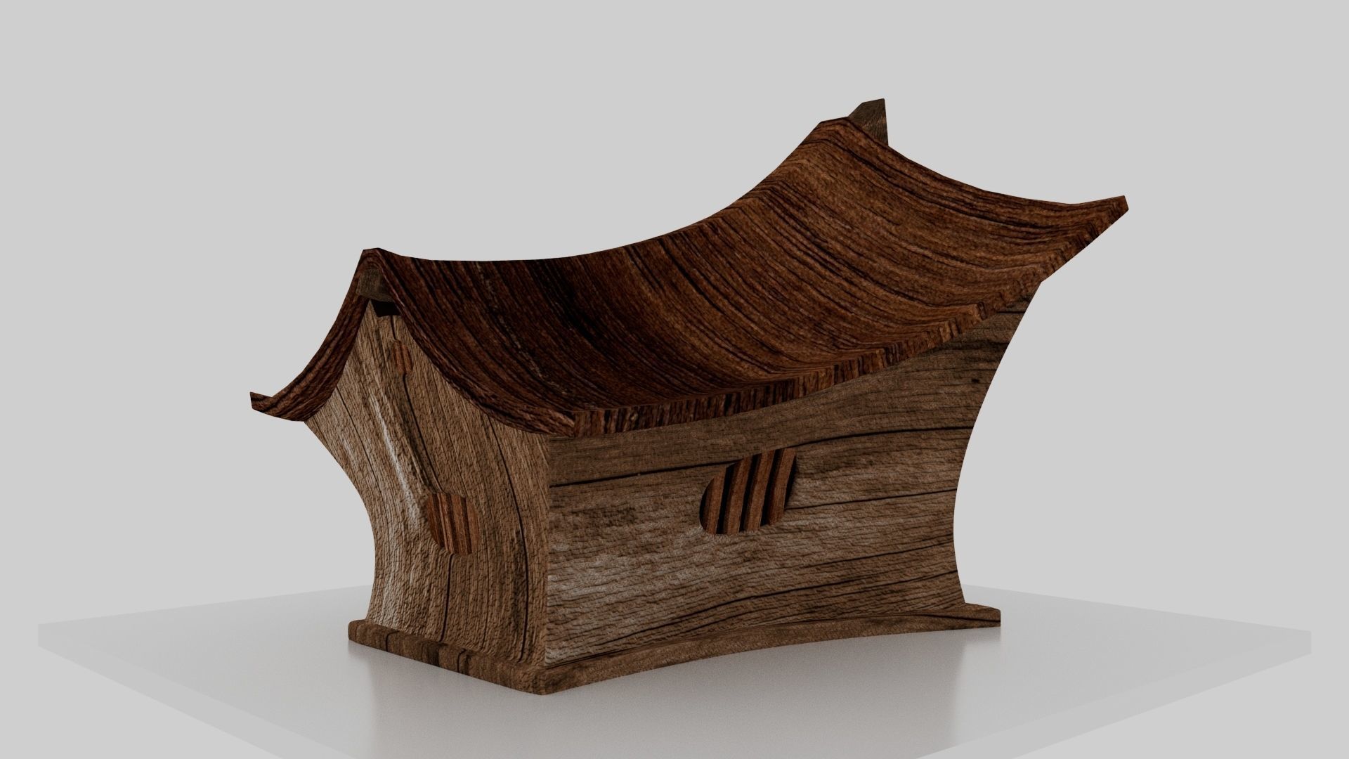 Hut Miniature 3D model_5