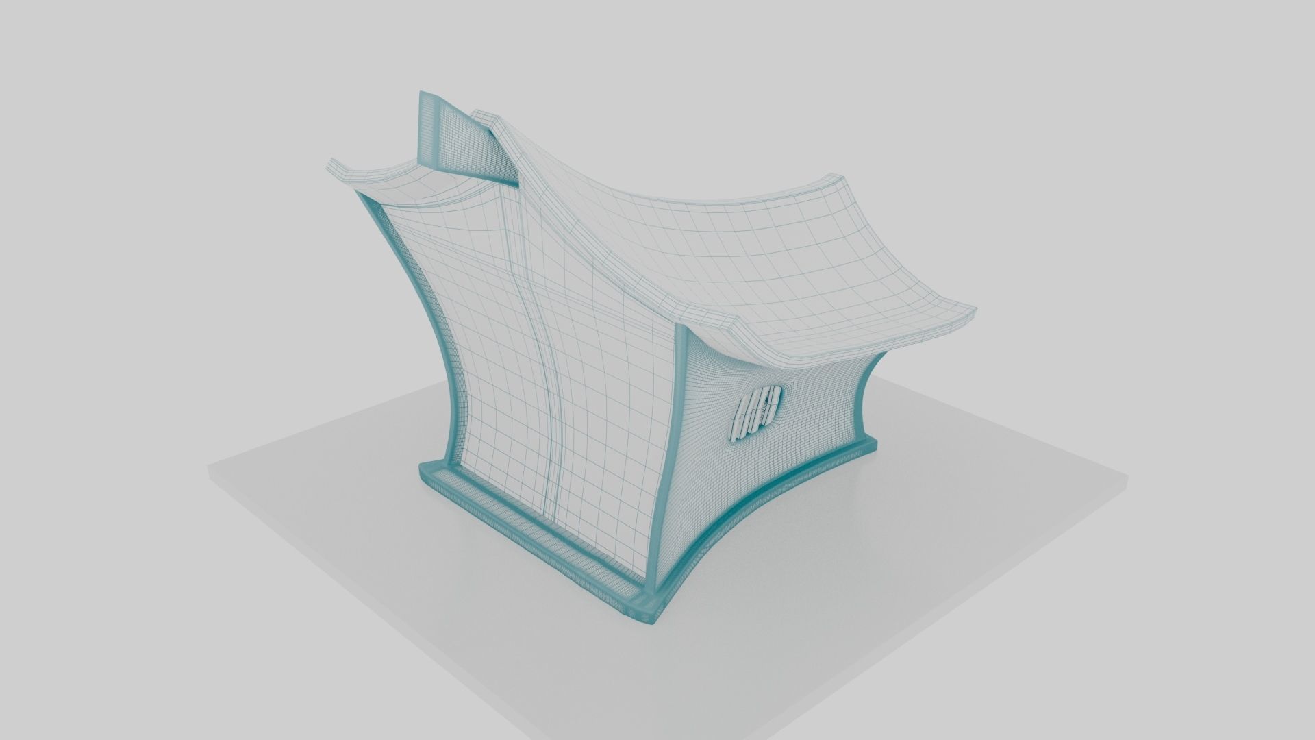 Hut Miniature 3D model_9