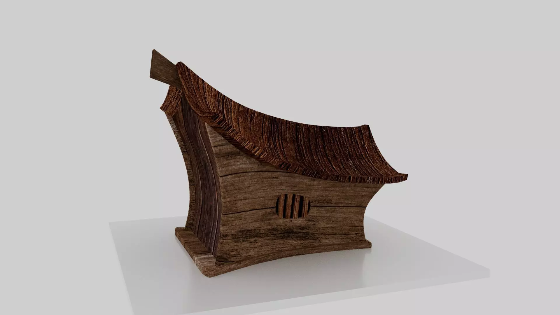 Hut Miniature 3D model_0