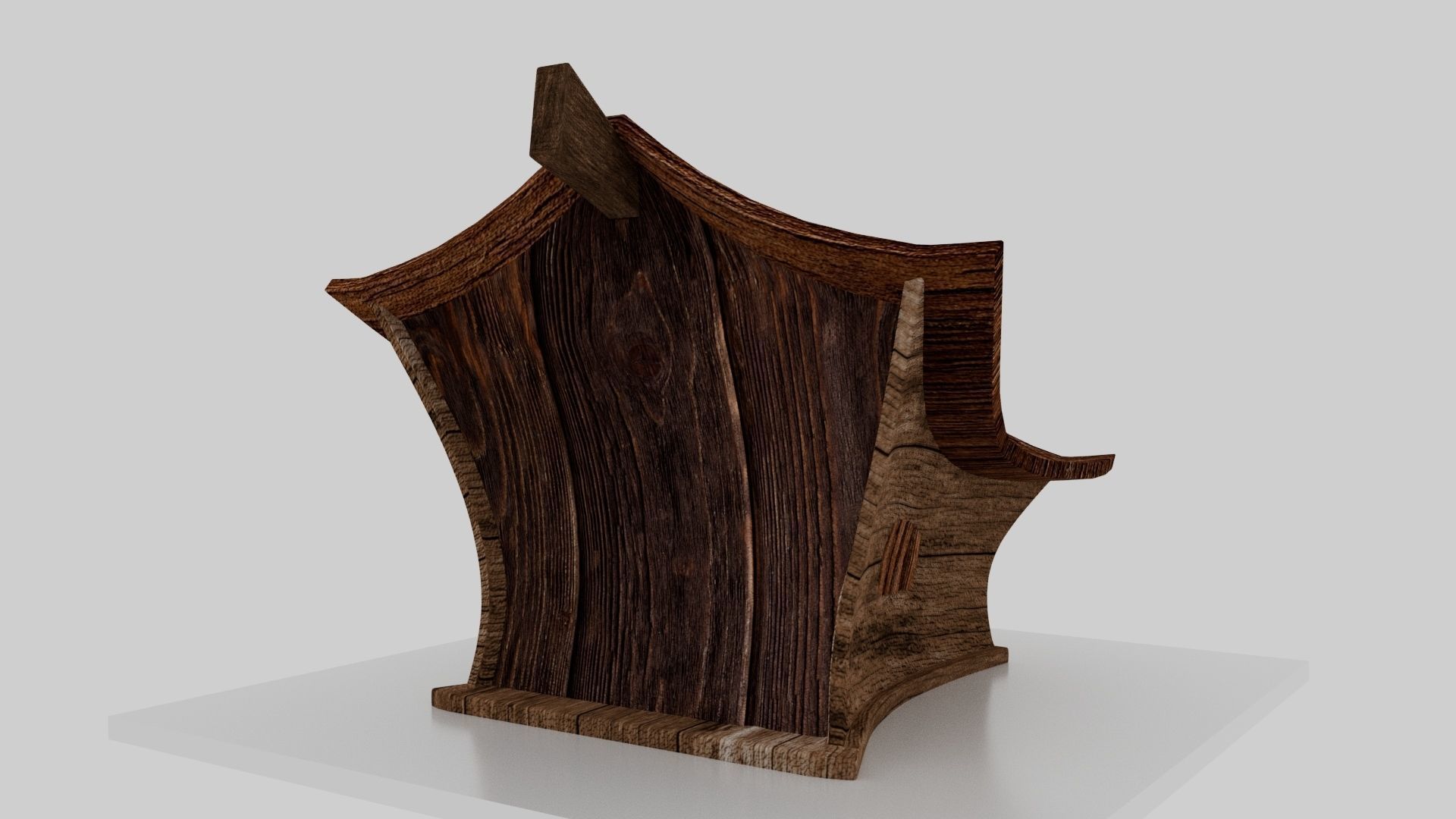 Hut Miniature 3D model_1