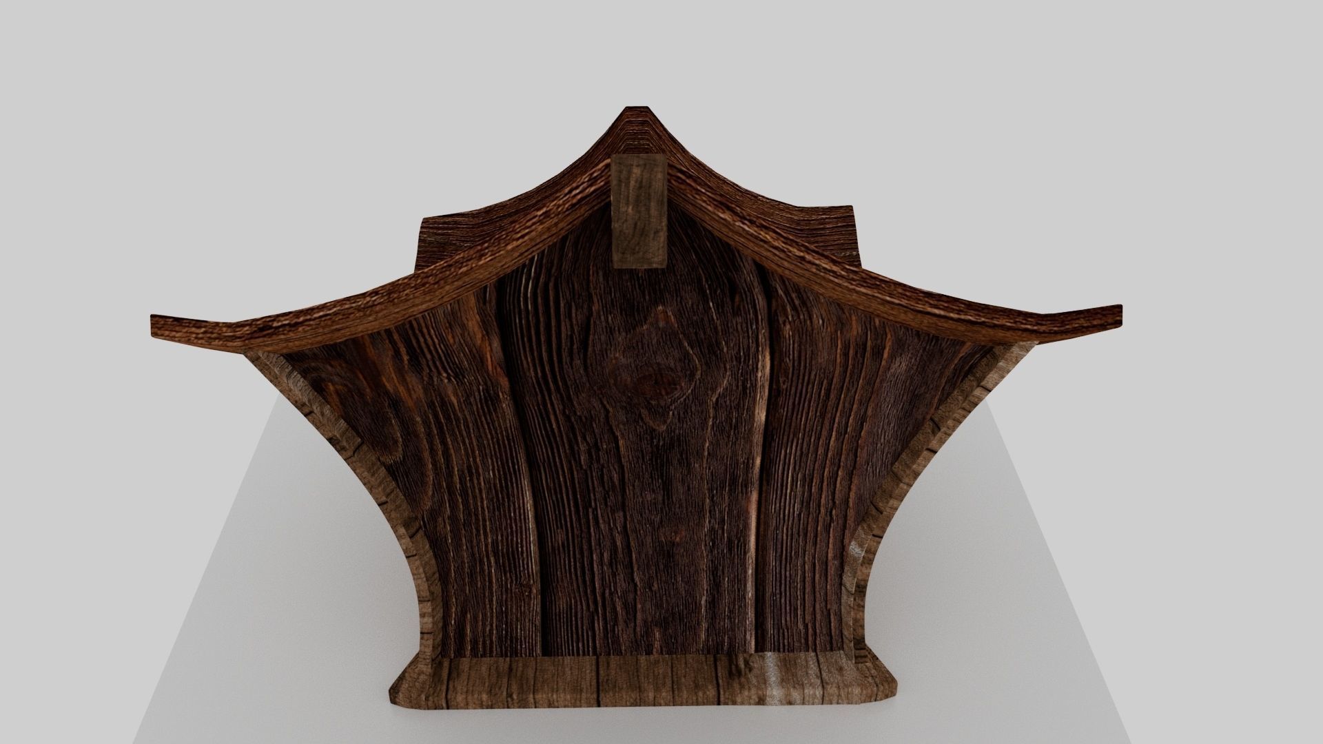 Hut Miniature 3D model_2