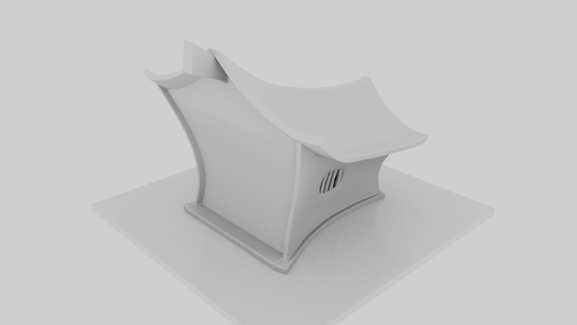 Hut Miniature 3D model_8