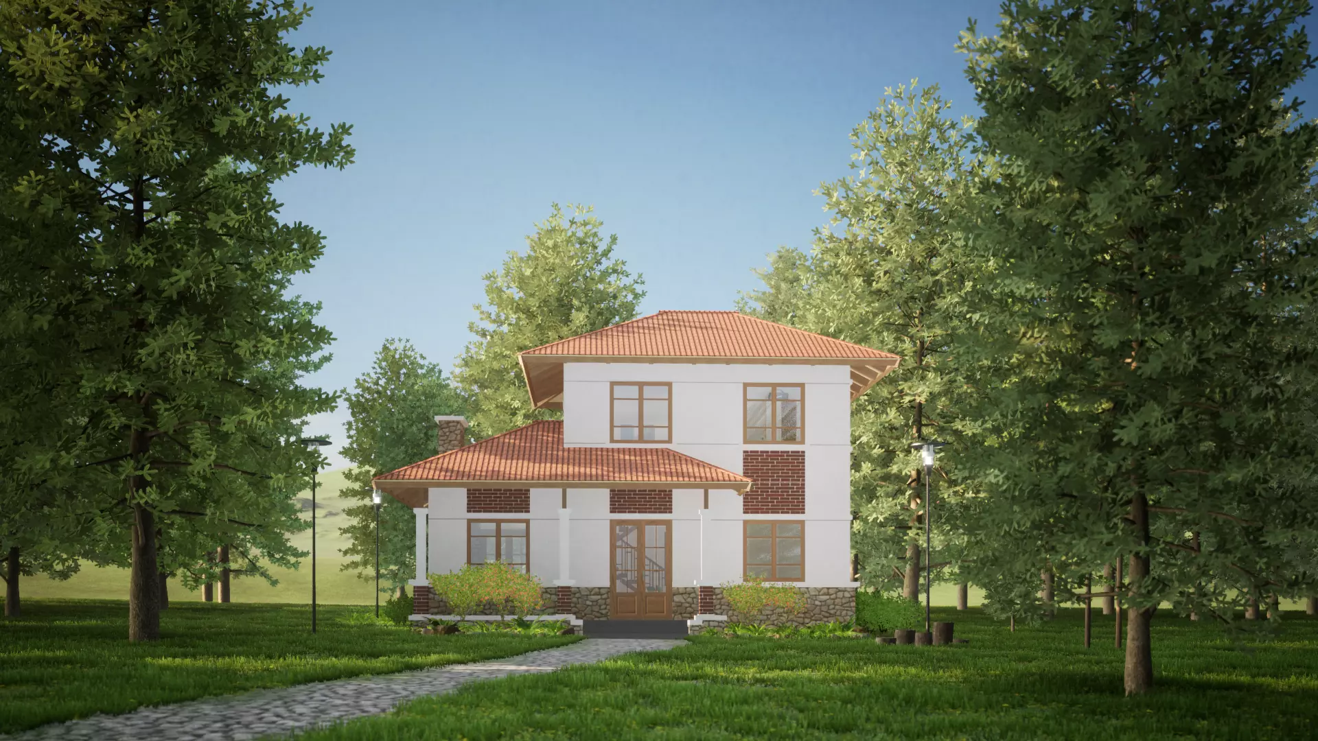 042Countryhouse2f73m2 3D model_0