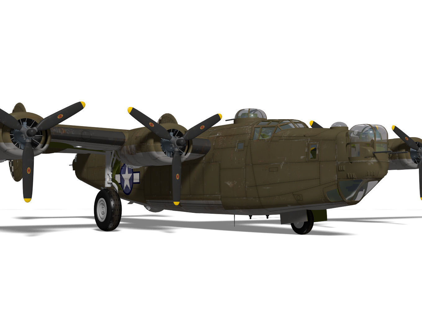 consolidated B24J liberator 3D model_8