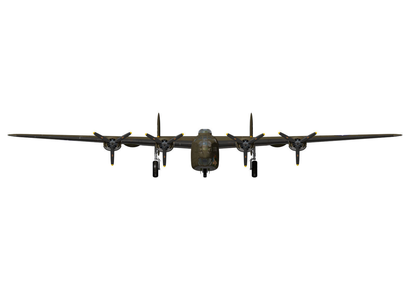 consolidated B24J liberator 3D model_11