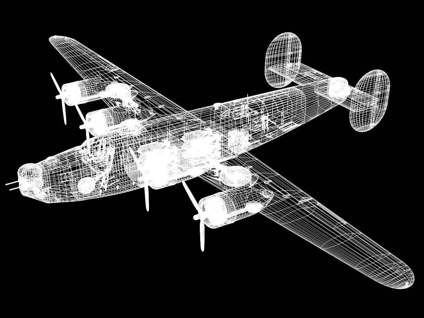 consolidated B24J liberator 3D model_16