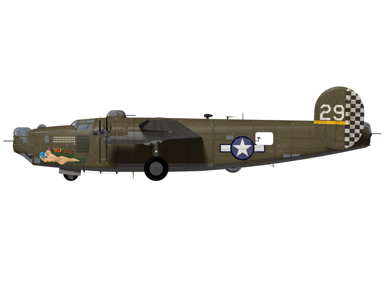 consolidated B24J liberator 3D model_10