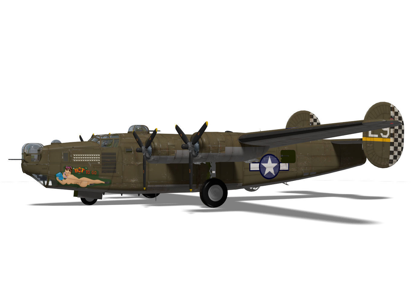 consolidated B24J liberator 3D model_7