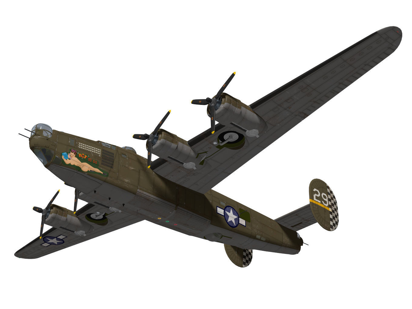 consolidated B24J liberator 3D model_3