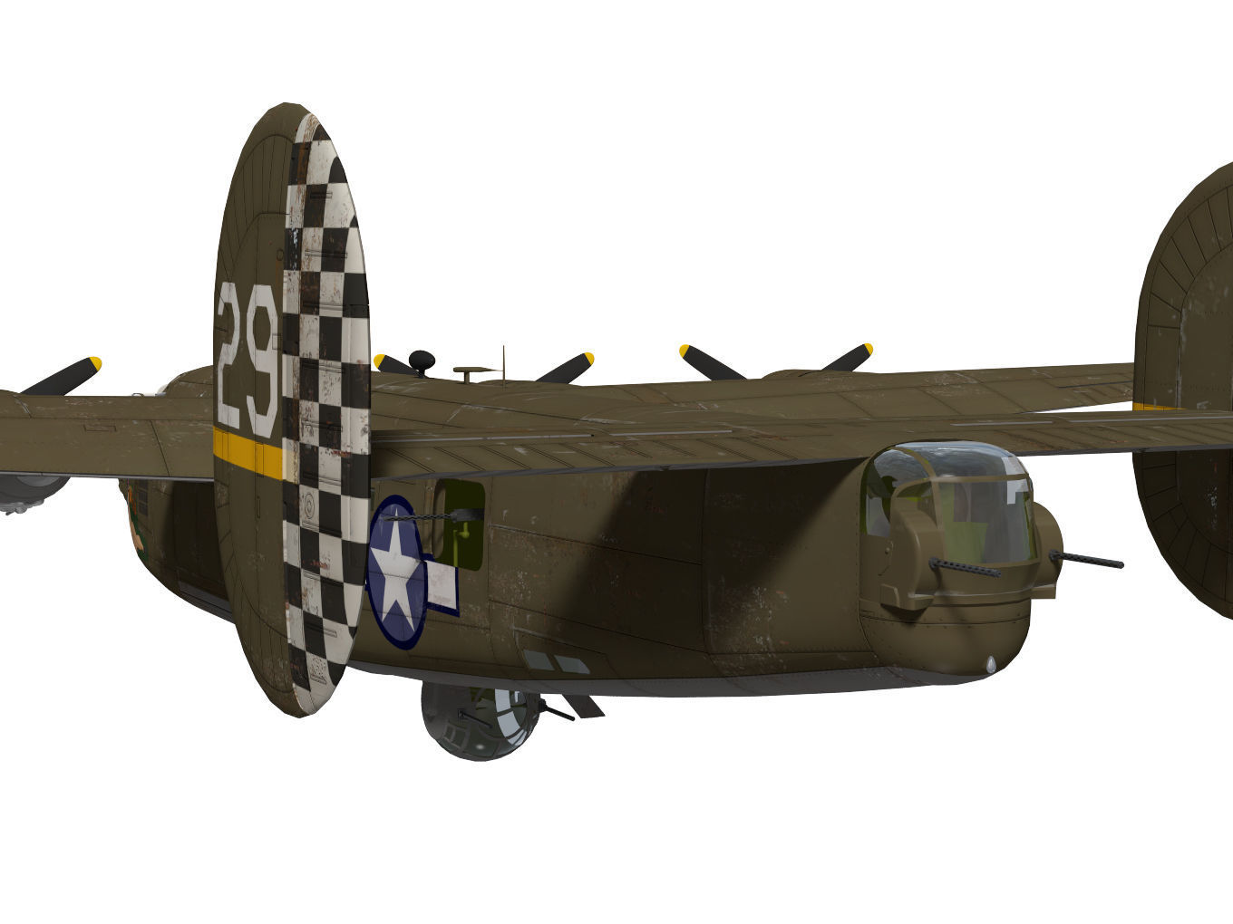 consolidated B24J liberator 3D model_5