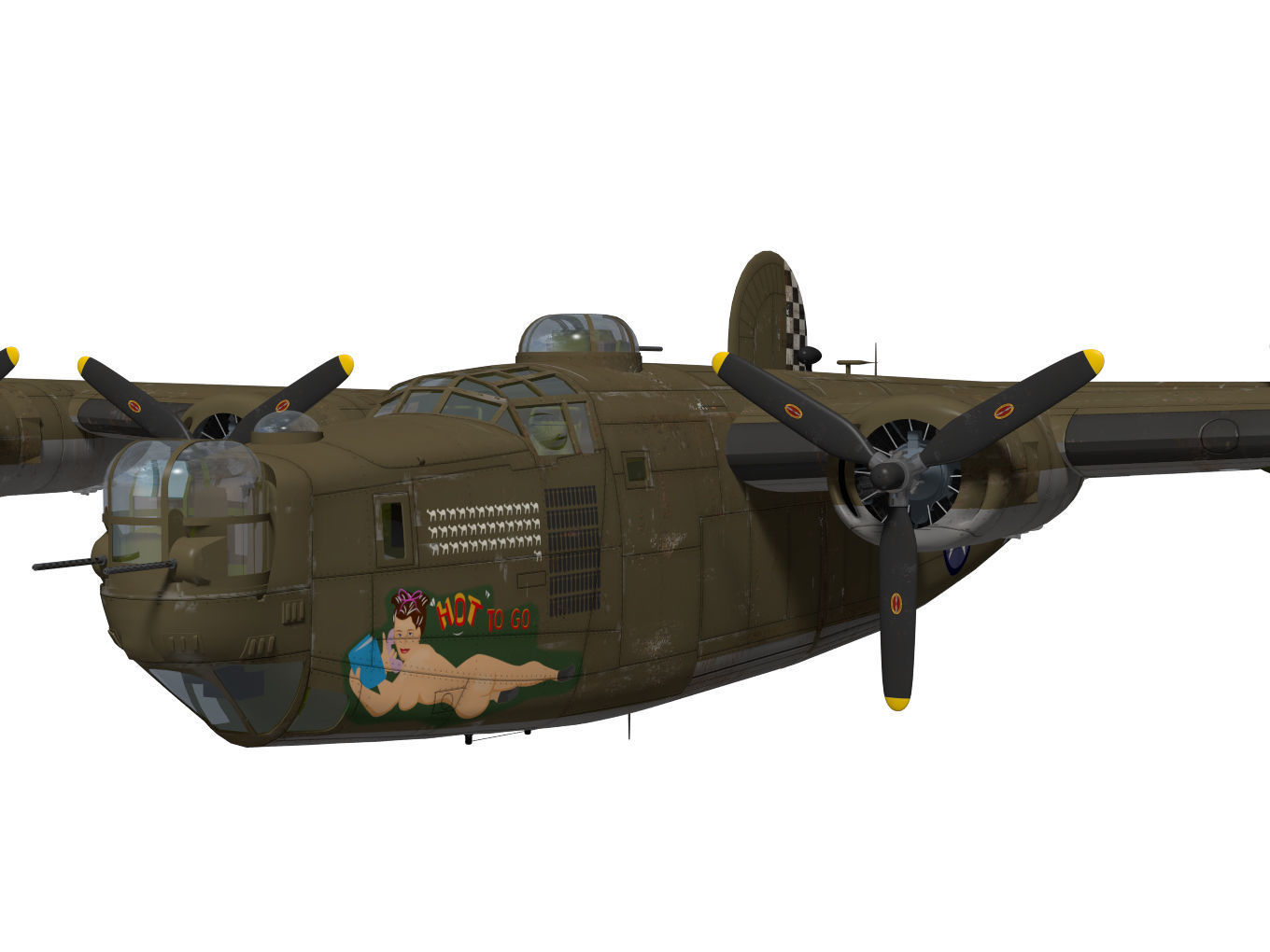 consolidated B24J liberator 3D model_4