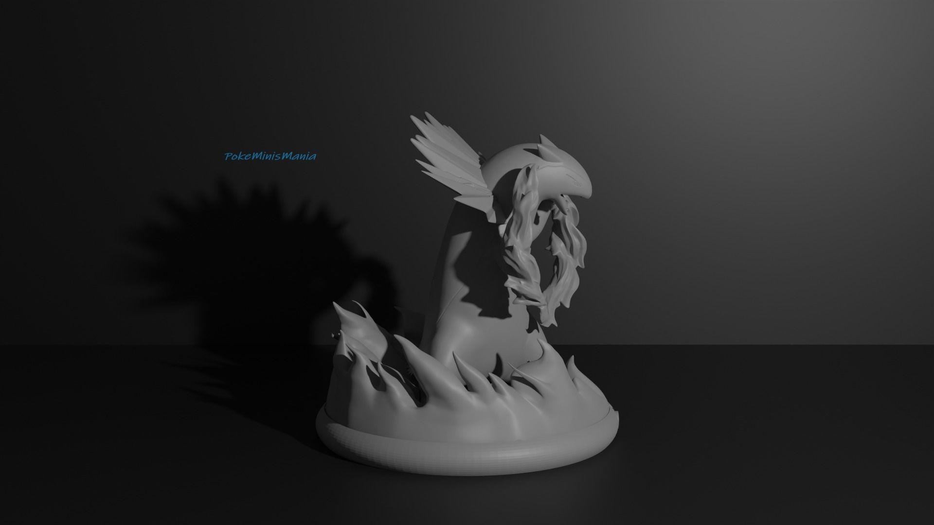 Cyndaquil Quilava and Typhlosion 3D print model 3D print model_23