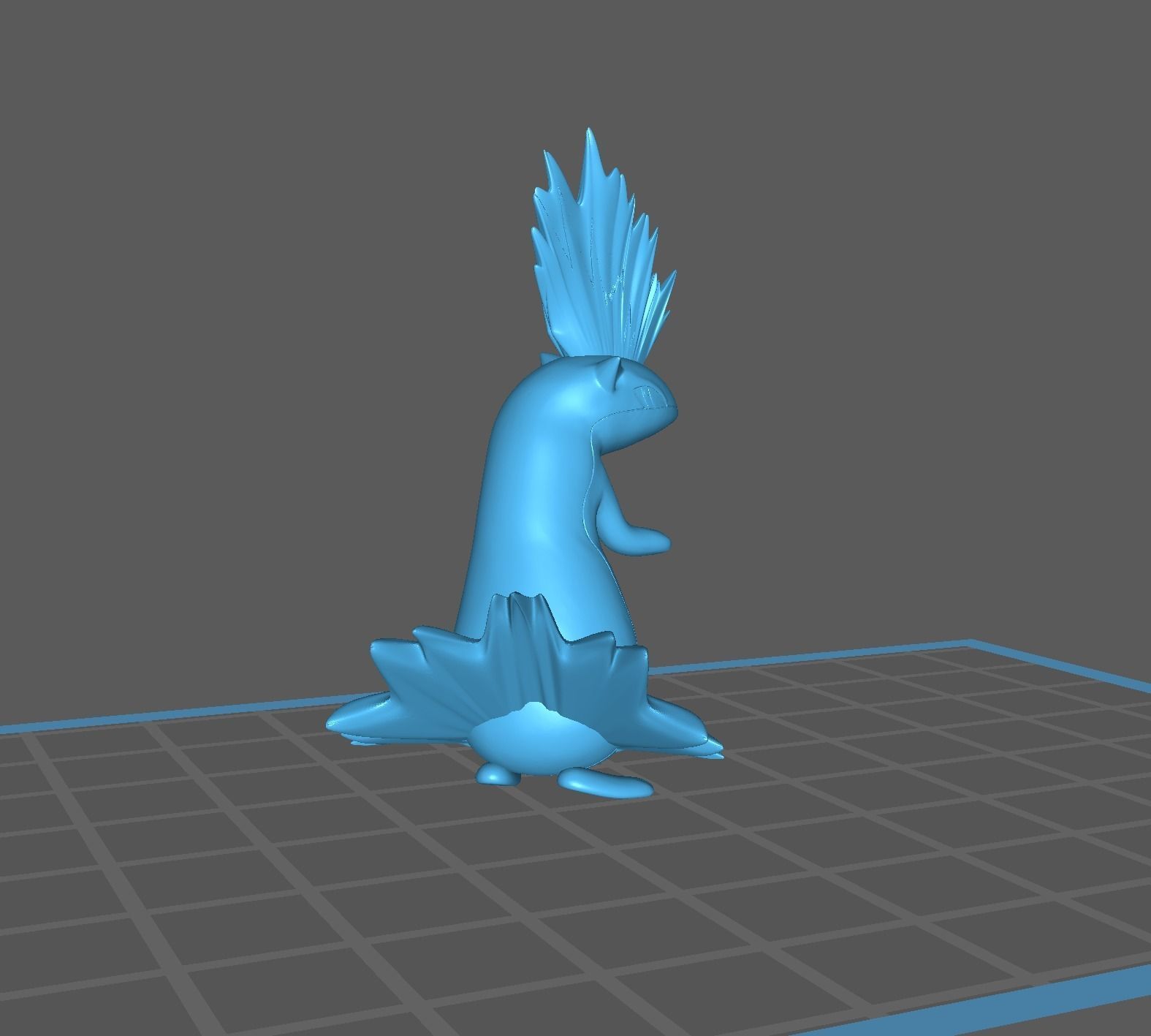 Cyndaquil Quilava and Typhlosion 3D print model 3D print model_37