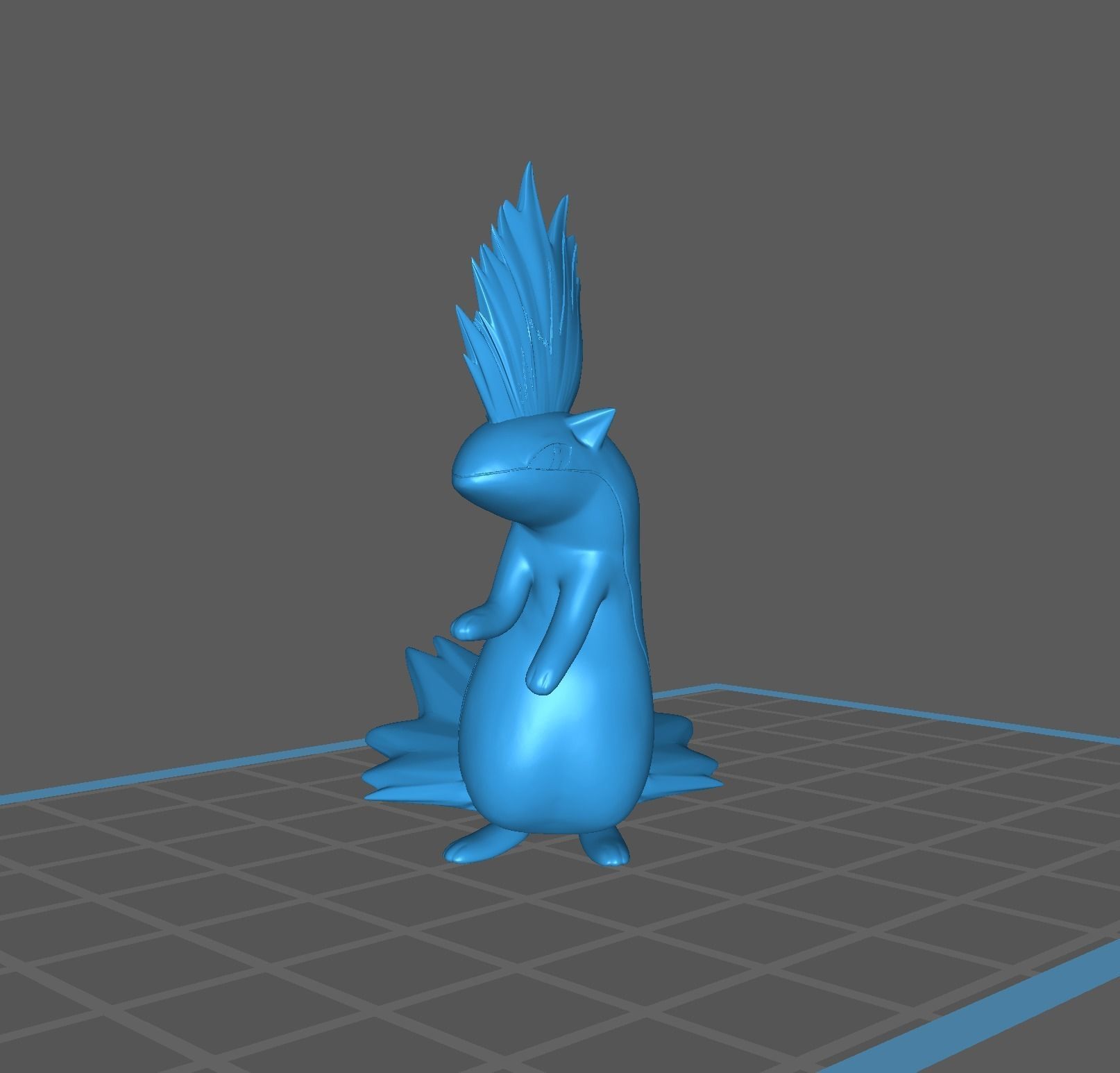 Cyndaquil Quilava and Typhlosion 3D print model 3D print model_35