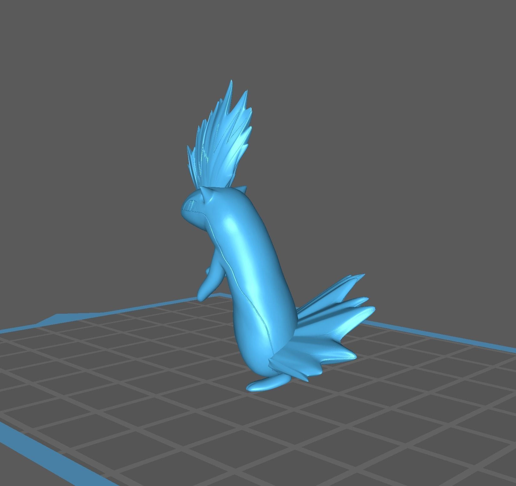Cyndaquil Quilava and Typhlosion 3D print model 3D print model_36