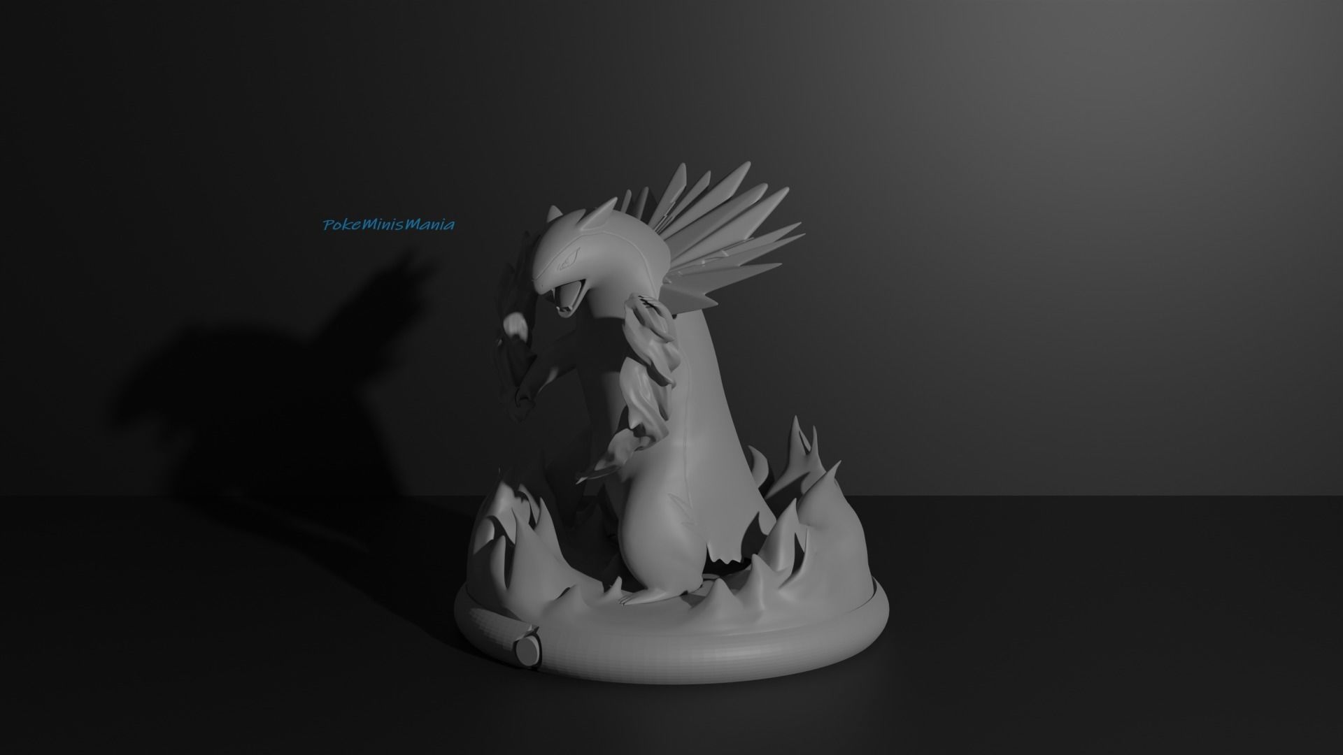 Cyndaquil Quilava and Typhlosion 3D print model 3D print model_22