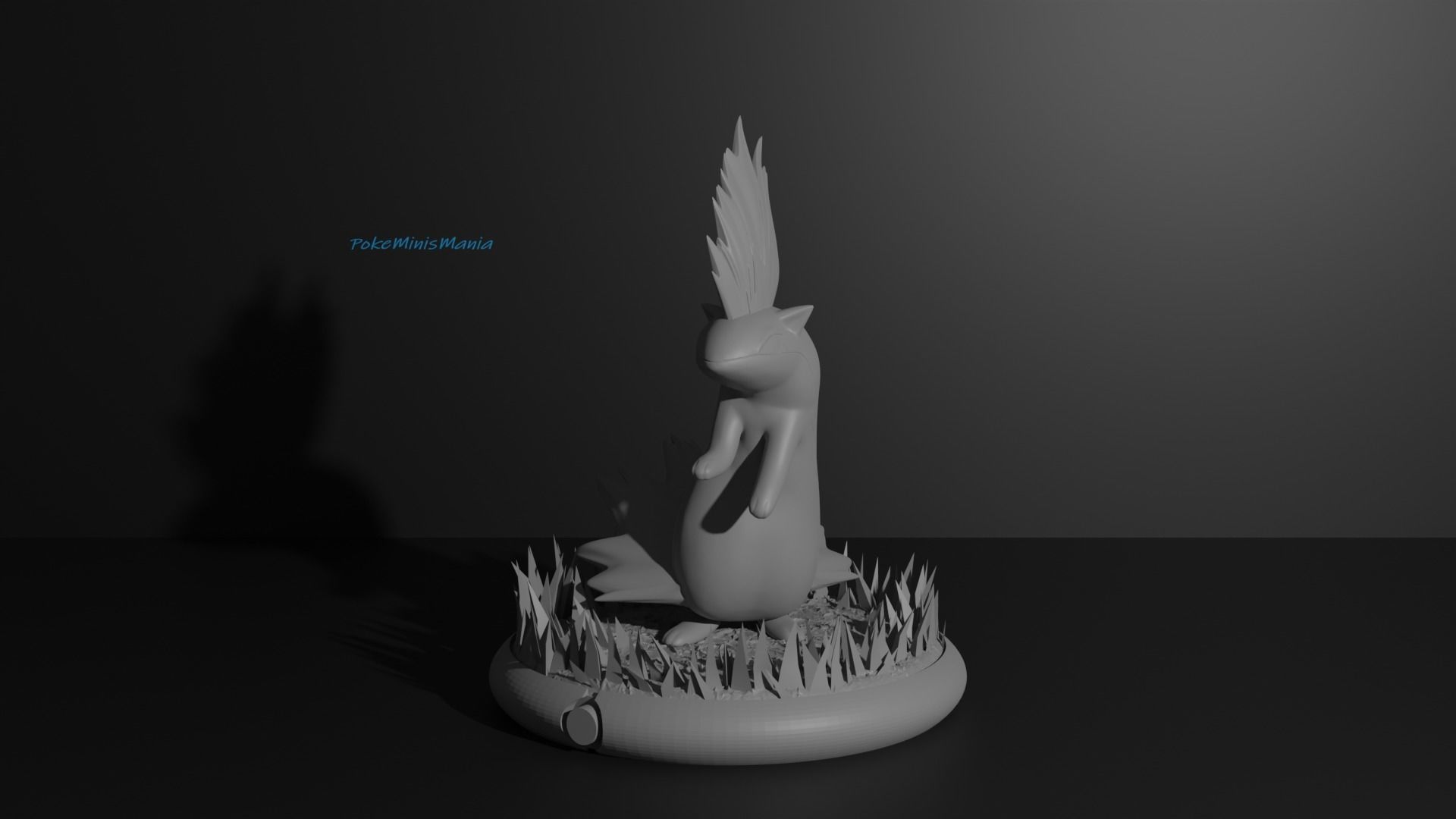Cyndaquil Quilava and Typhlosion 3D print model 3D print model_18