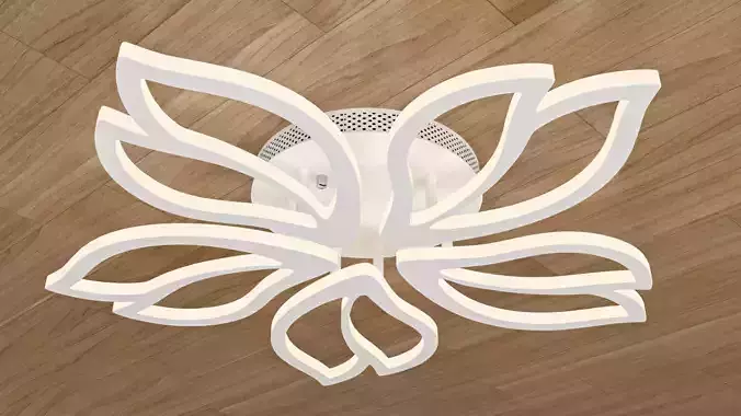 Modern Chandelier Ceiling Lamp 3D Model