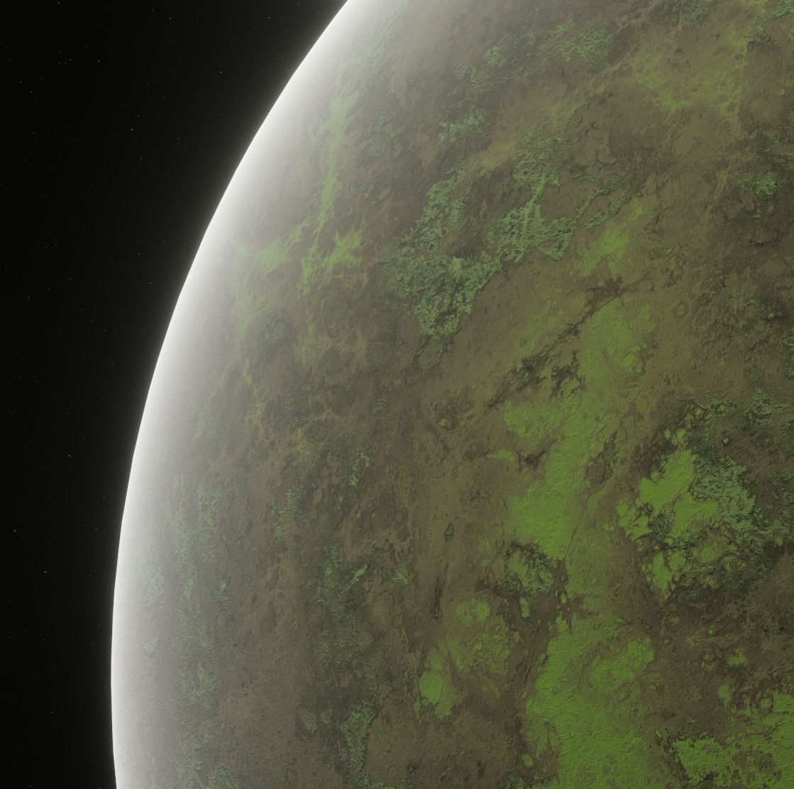 Planet Space Ready to game Low-poly 3D model_16