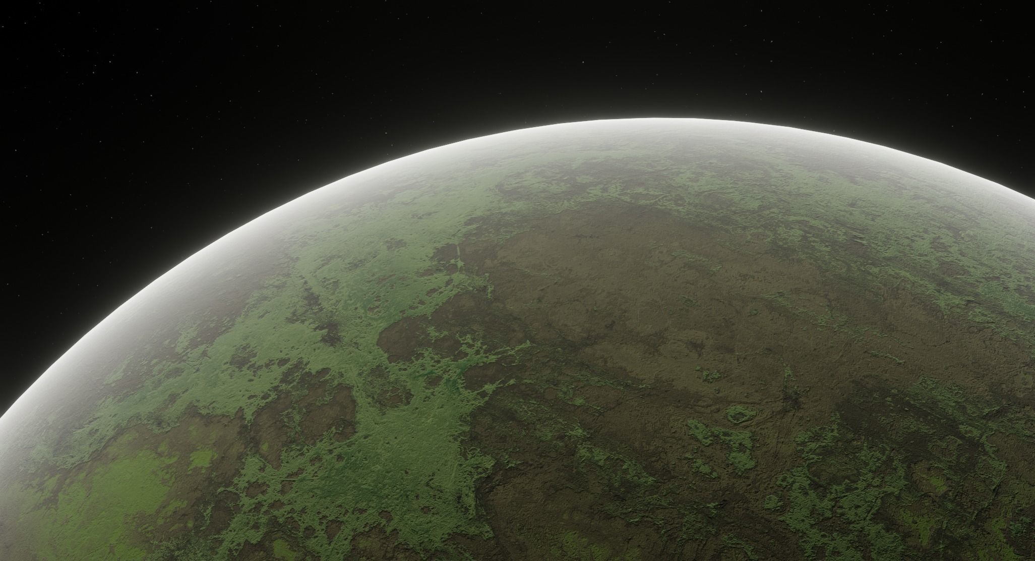 Planet Space Ready to game Low-poly 3D model_2