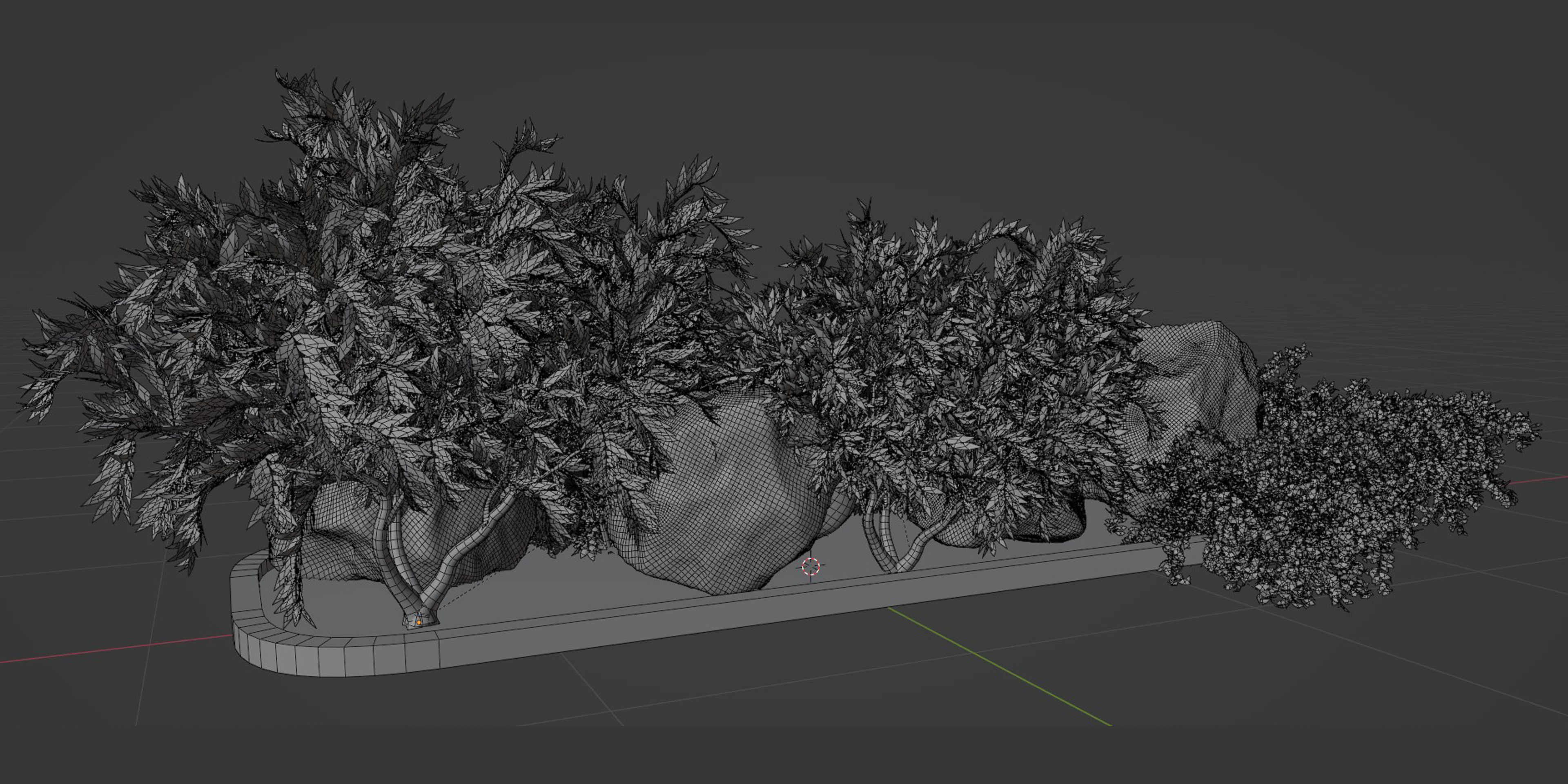 garden plants collection vol 57-Blender 3D model_8