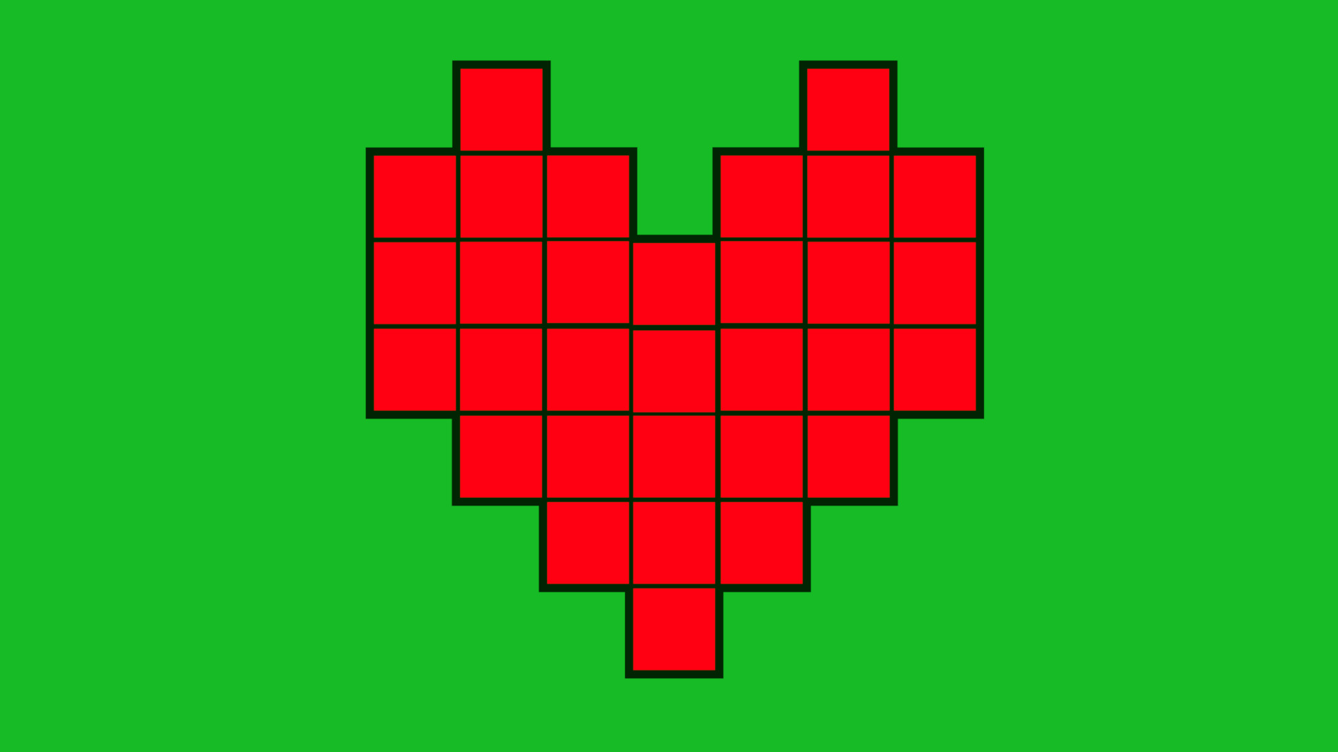 FREE Pixel Heart in Blender  Free 3D model_1