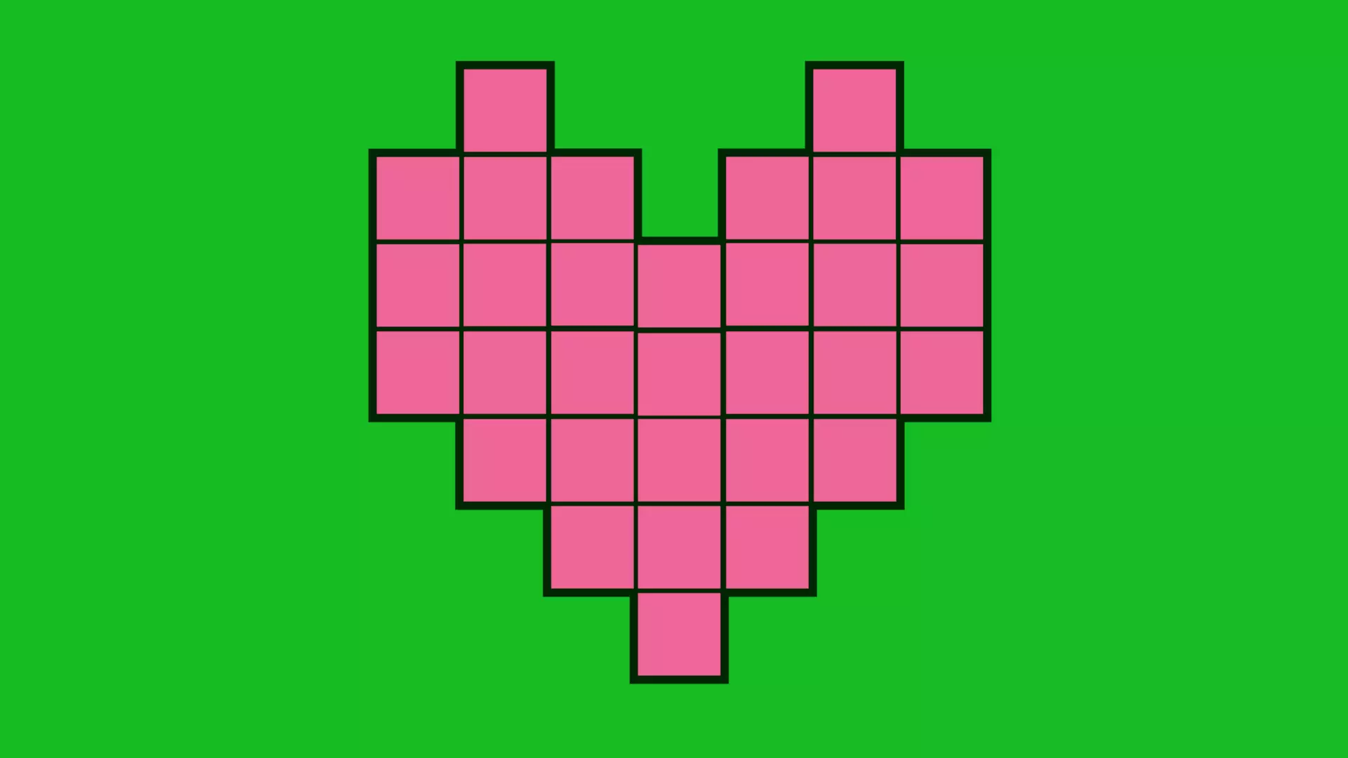 FREE Pixel Heart in Blender  Free 3D model_0