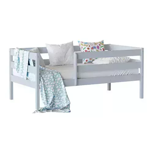 Childrens bed Alta with solid Beech board 3D model