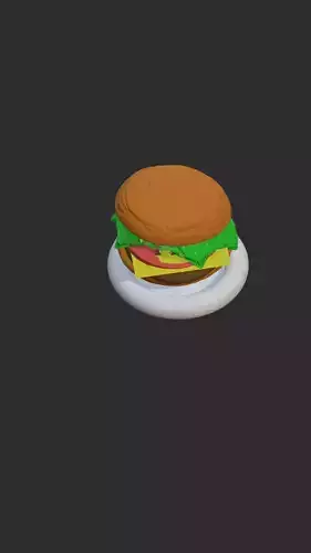 CheeseBurger 3D Digital Design 3D print model
