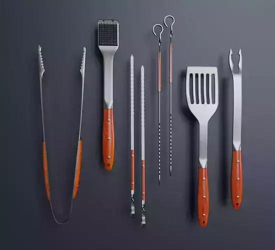 Stainless Steel Grill Set